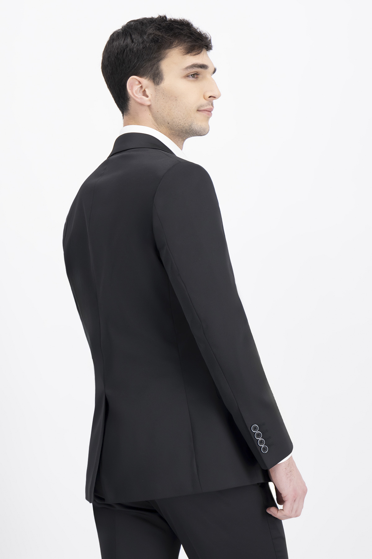 TRAJE TECHNO SUIT NEGRO SLIM FIT LMENTAL image number null