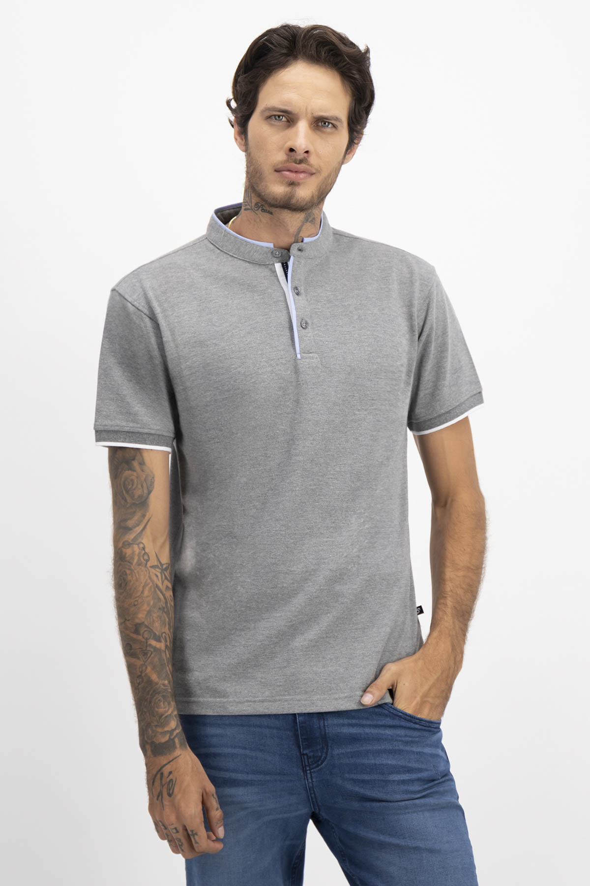 PLAYERA TIPO POLO SLIM FIT LMENTAL