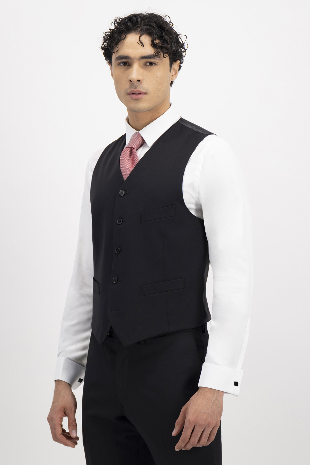 TRAJE TRÍO FRESCO DI LANA CONTEMPORARY FIT LAMBERTI image number 3