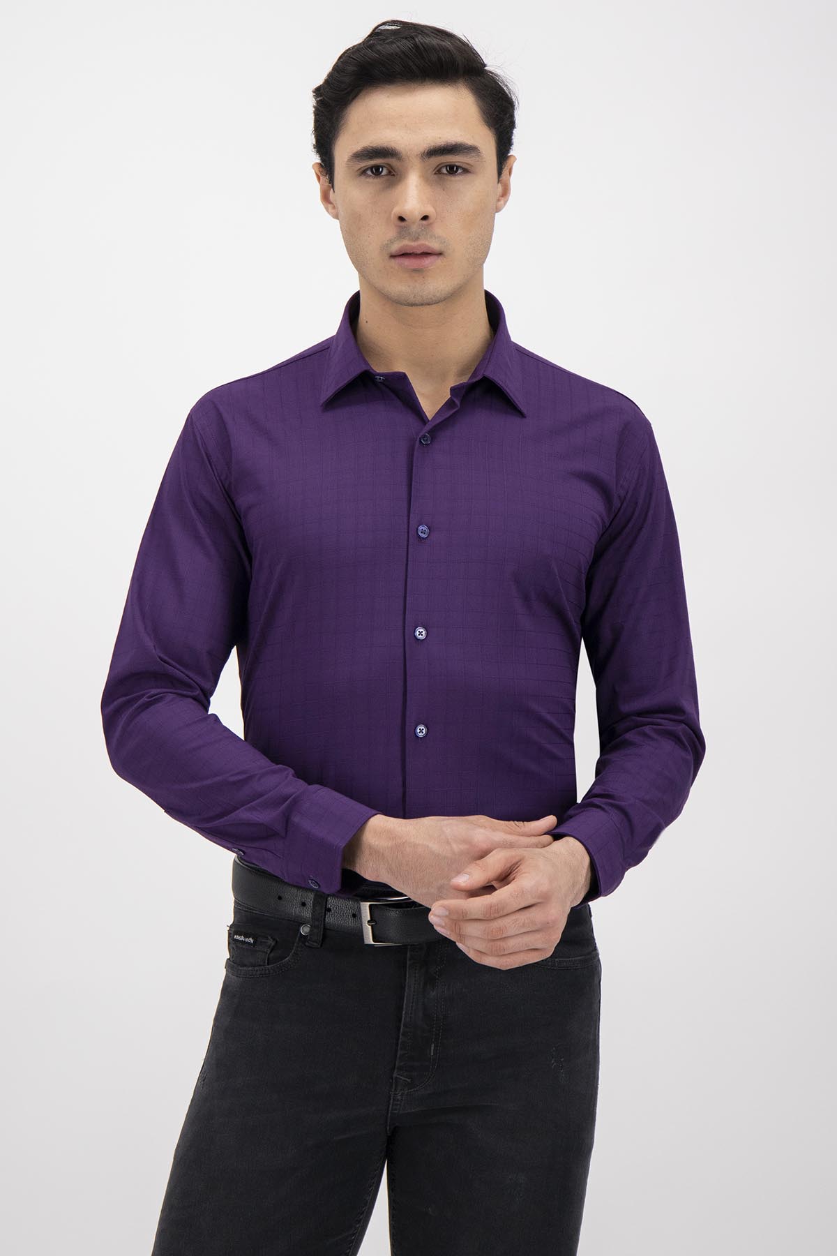 CAMISA VESTIR BAMBOO FIBER SLIM LMENTAL image number 1