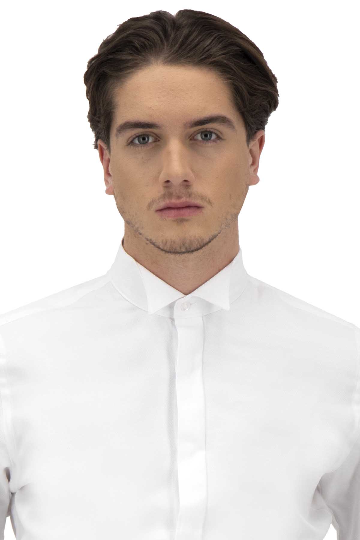 CAMISA CEREMONIA BLANCA SLIM FIT LMENTAL image number 1