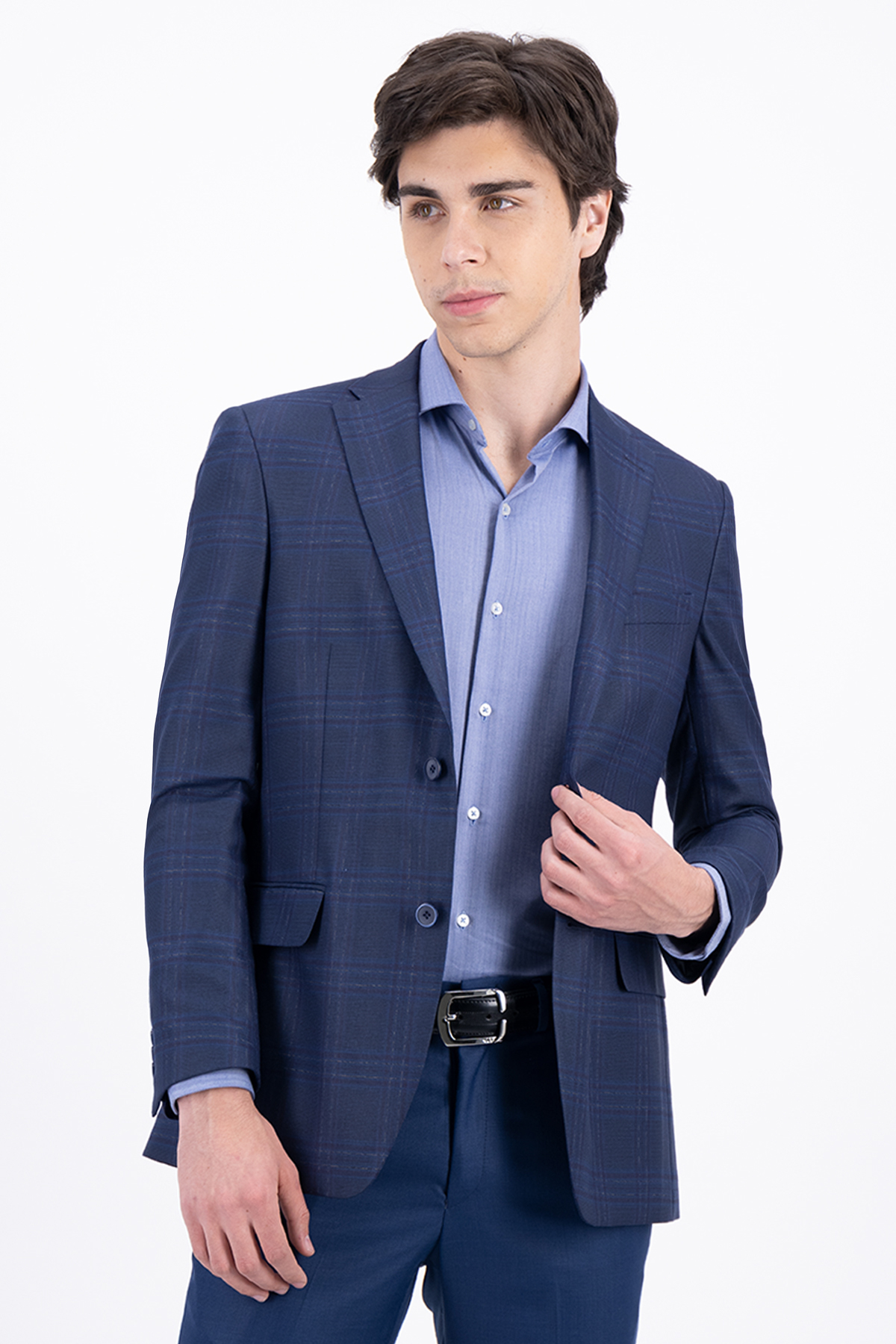 SACO CASUAL AZUL NAVY CONTEMPORARY FIT SONNETI image number 1