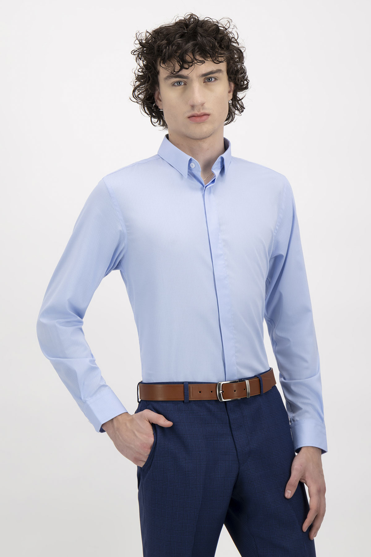 Camisa Formal Bamboo Fiber Skinny Fit Lmental