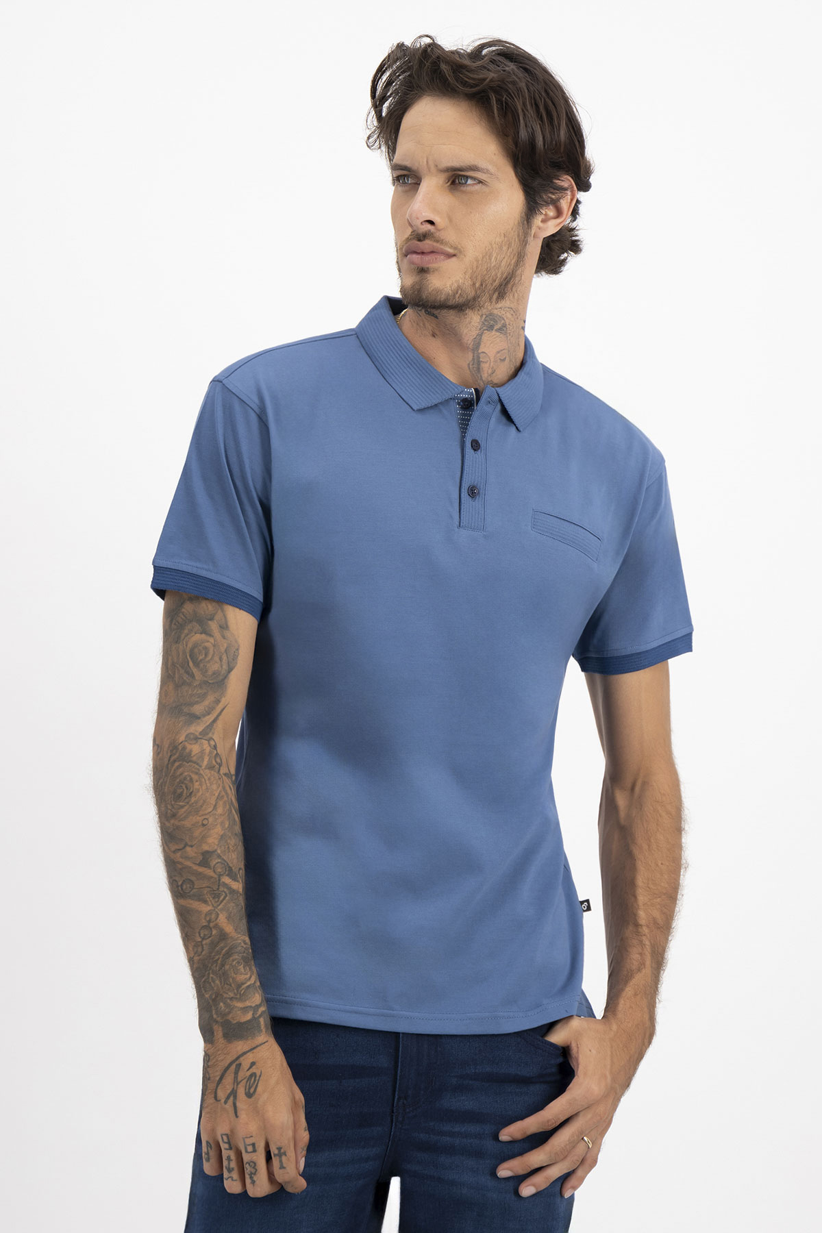 PLAYERA POLO SLIM FIT LMENTAL image number 0
