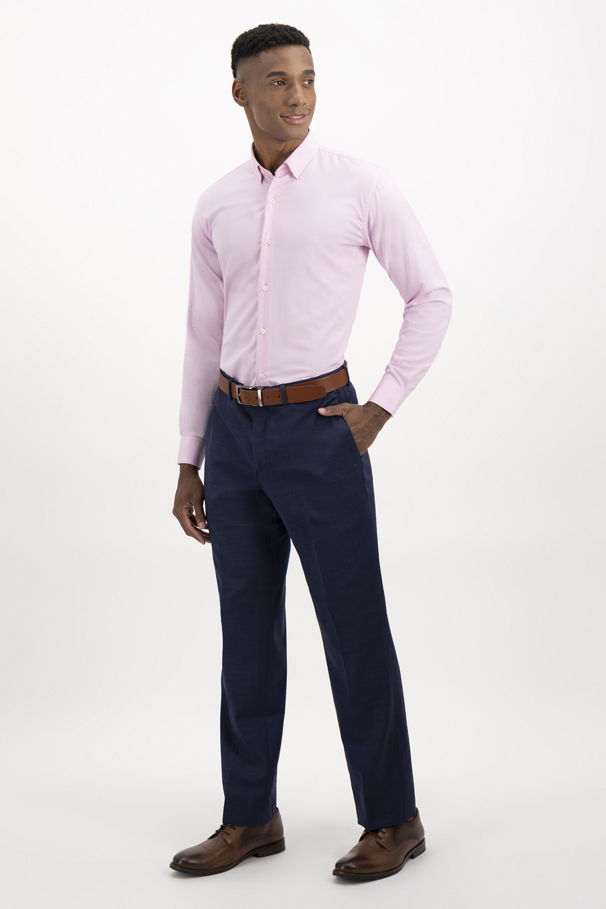 PANTALÓN FORMAL FRESCO DI LANA MODERN FIT LAMBERTI image number 2