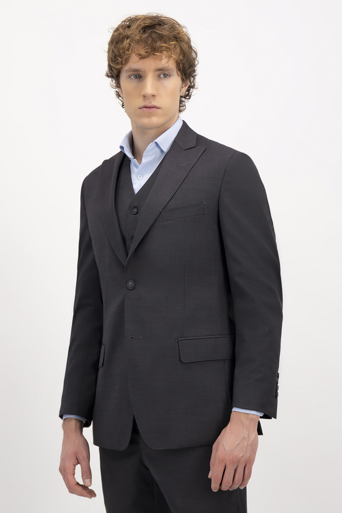 TRAJE TRÍO FRESCO DI LANA CONTEMPORARY FIT LAMBERTI