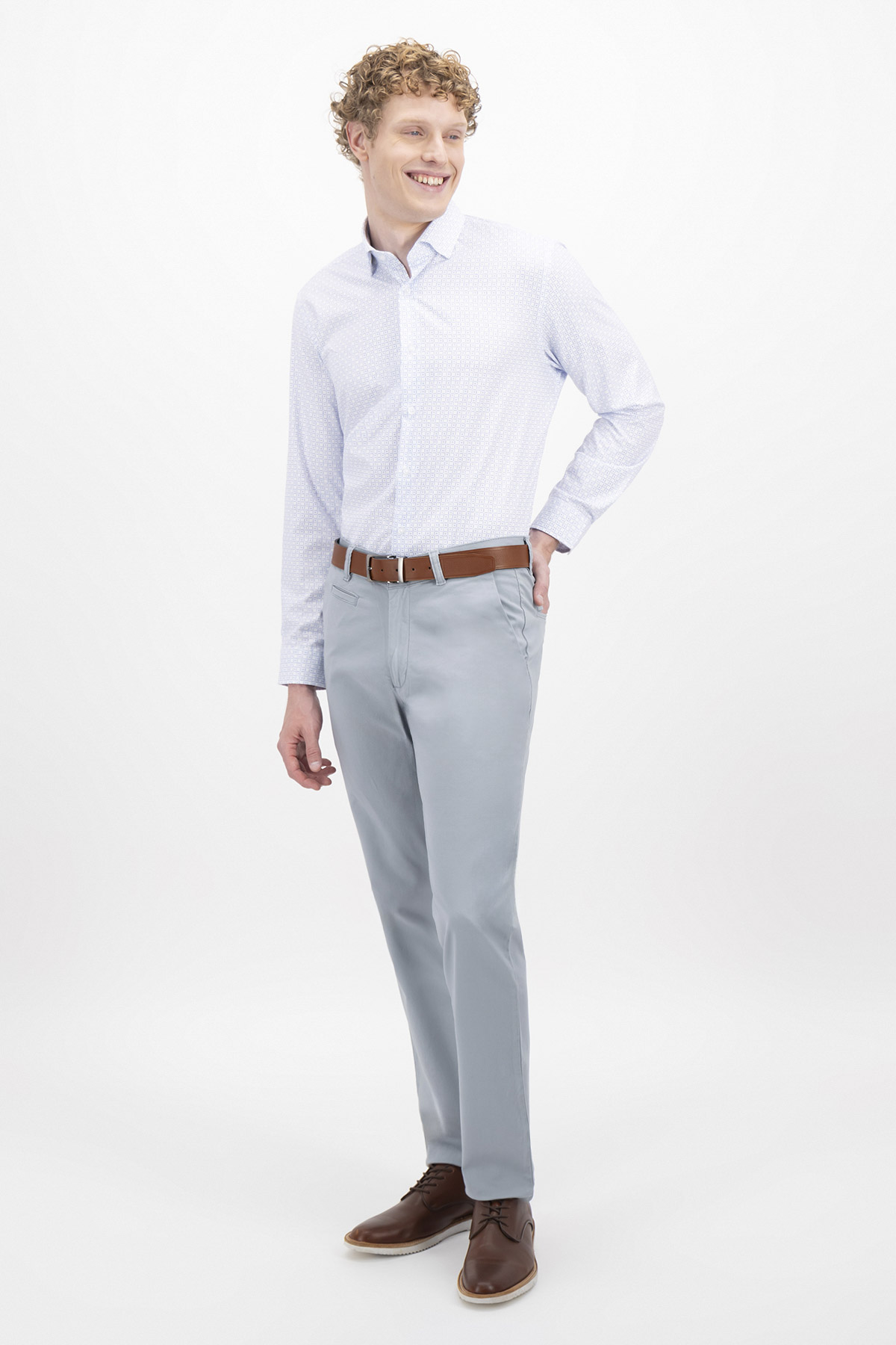 CAMISA CASUAL BAMBOO FIBER SLIM FIT LMENTAL image number 3