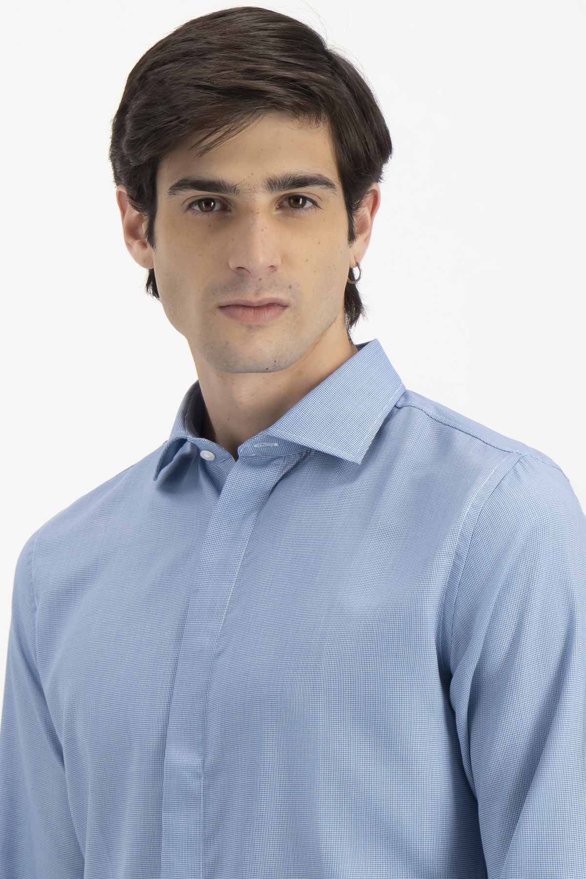 CAMISA FORMAL BAMBOO FIBER SKINNY FIT LMENTAL image number 2
