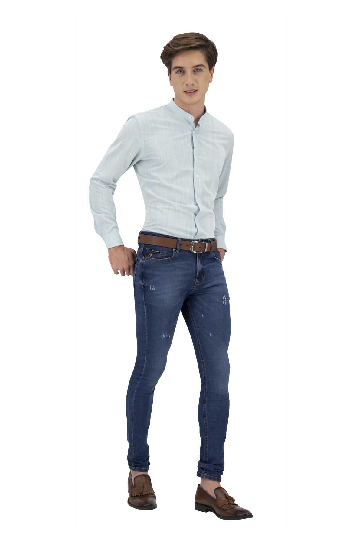 CAMISA CASUAL MENTA SLIM FIT LMENTAL image number 4