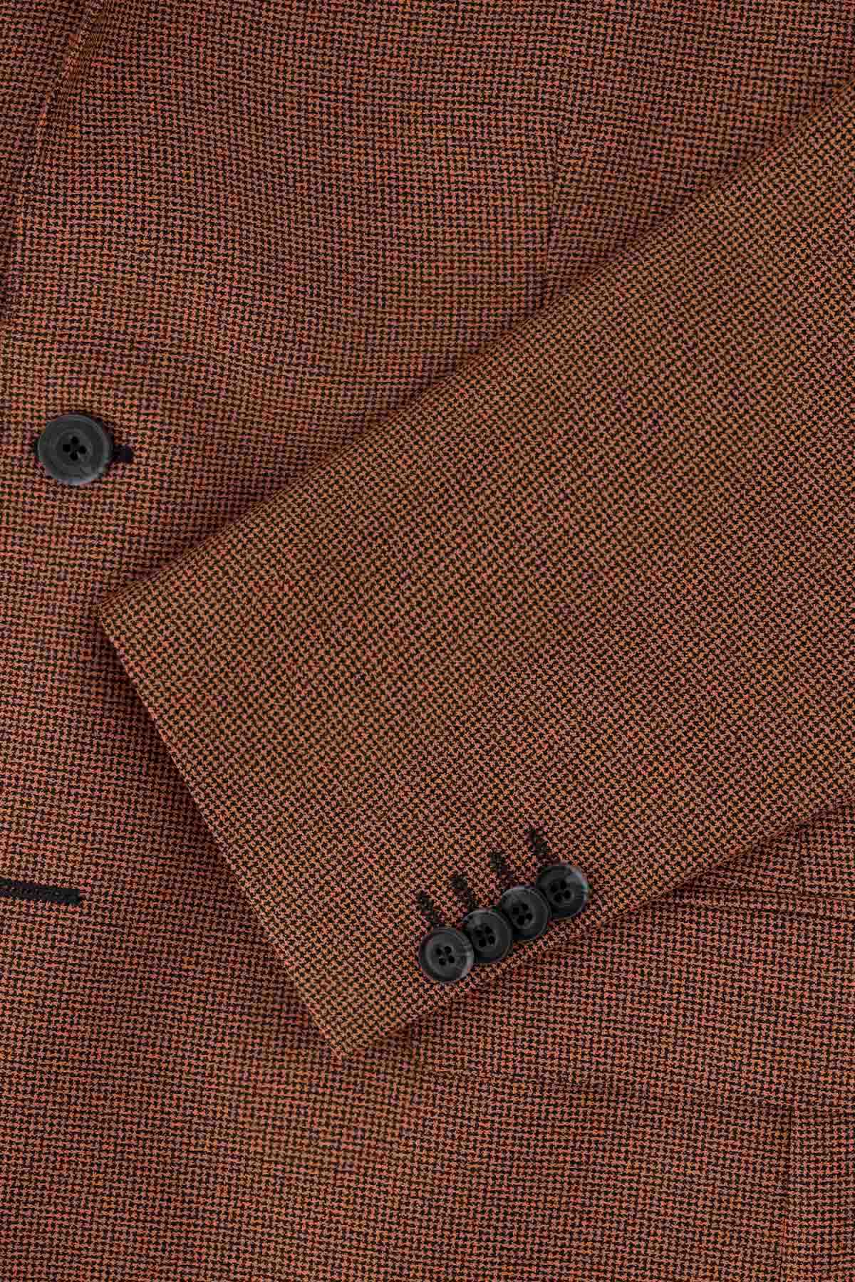 SACO CASUAL FRESCO DI LANA CONTEMPORARY FIT LAMBERTI image number 3