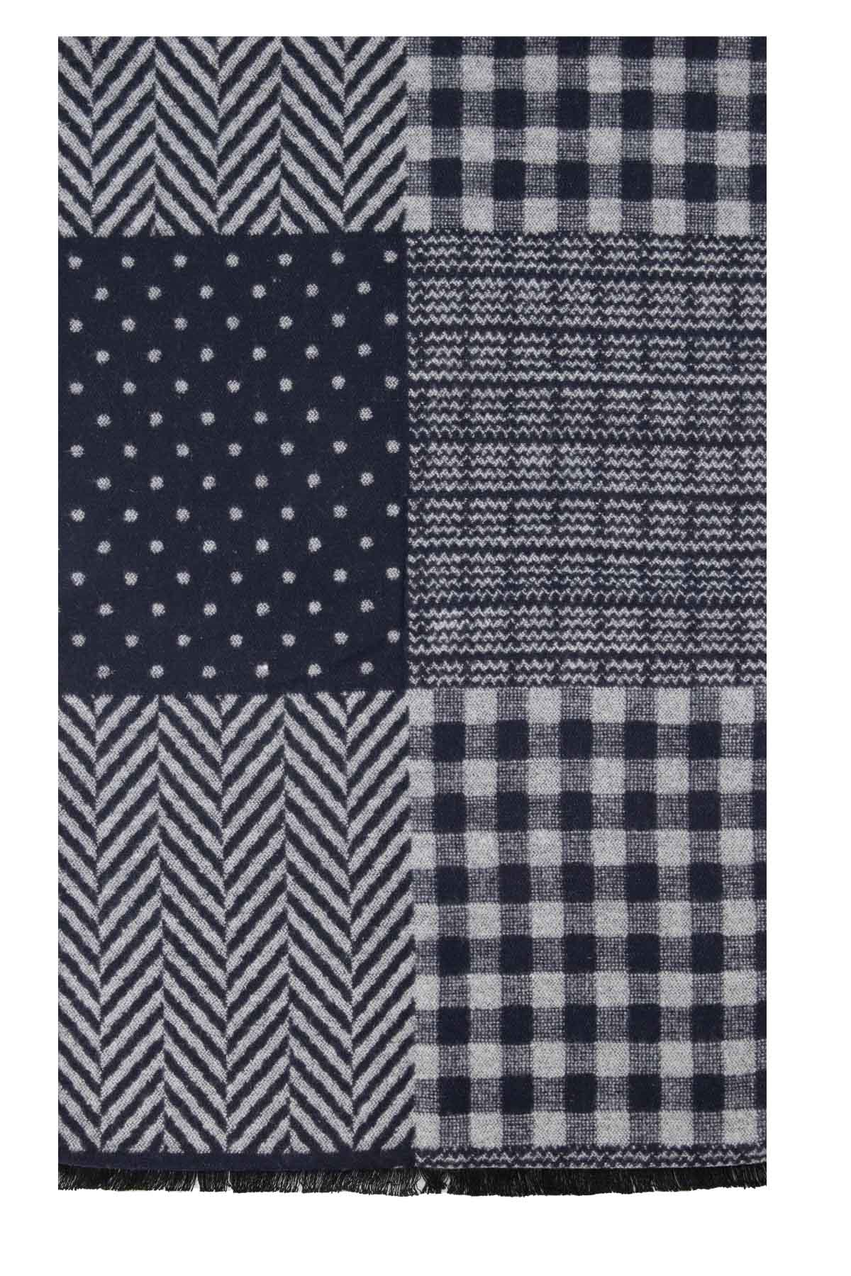 BUFANDA AZUL MARINO MENS FASHION