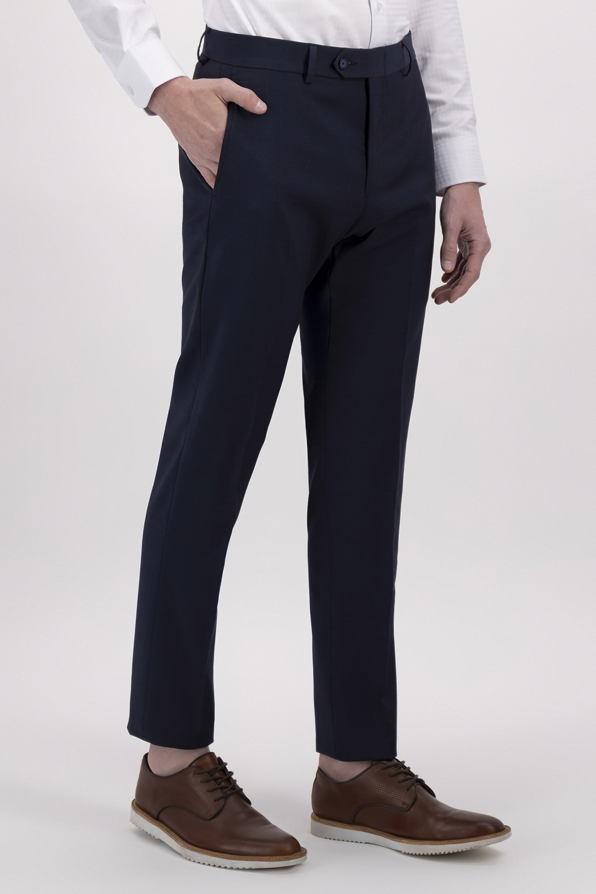Pantalón Formal Fresco di lana slim fit lamberti