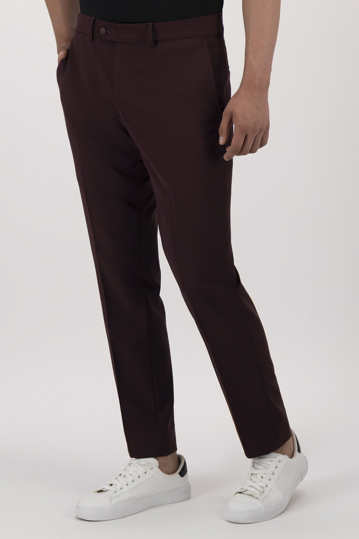 Pantalón Fresco Di Lana Slim Fit Lamberti image number 2