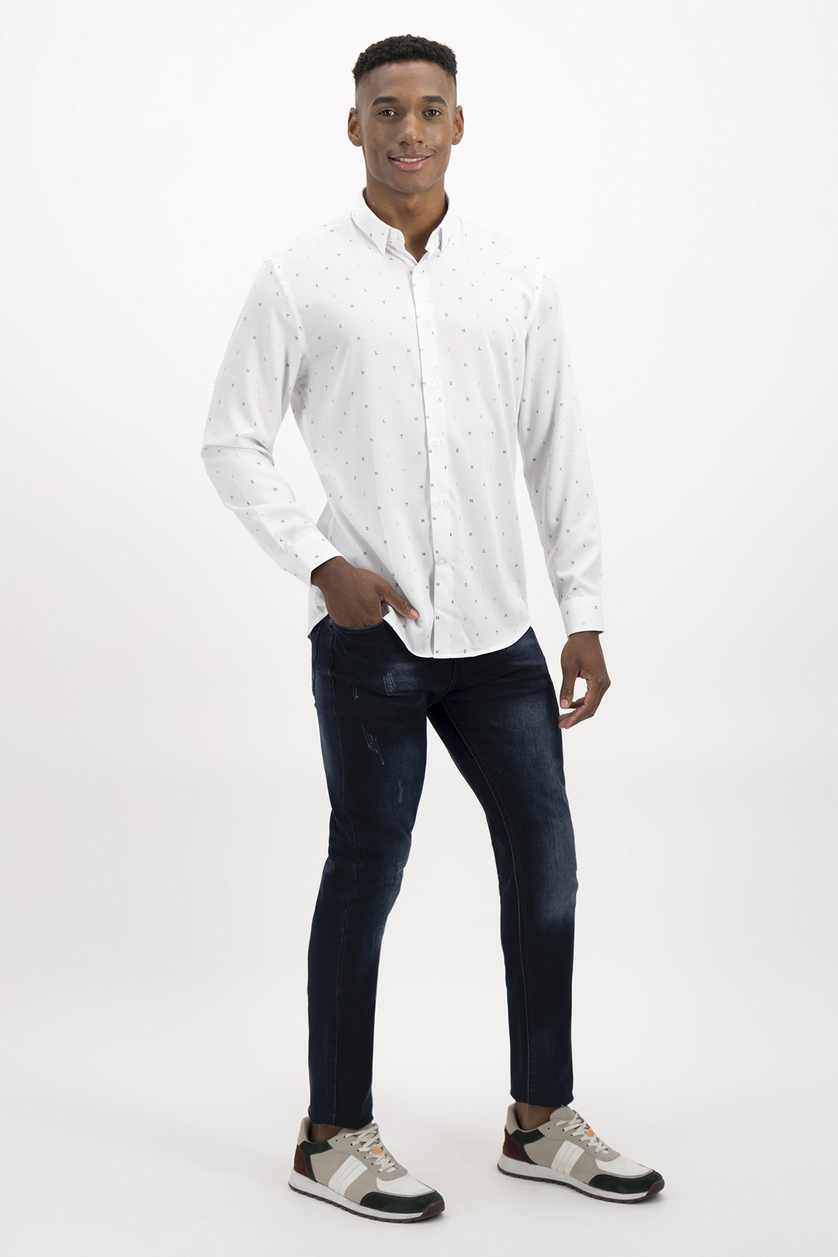 CAMISA  CASUAL BAMBOO FIBER SLIM FIT LMENTAL image number 3