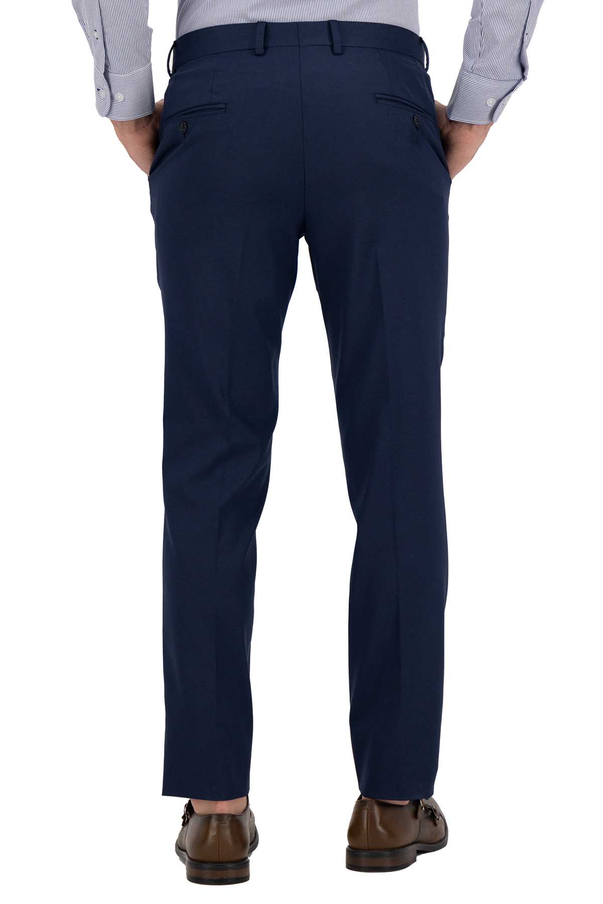 PANTALÓN VESTIR AZUL NAVY MODERN FIT SONNETI UO image number 3