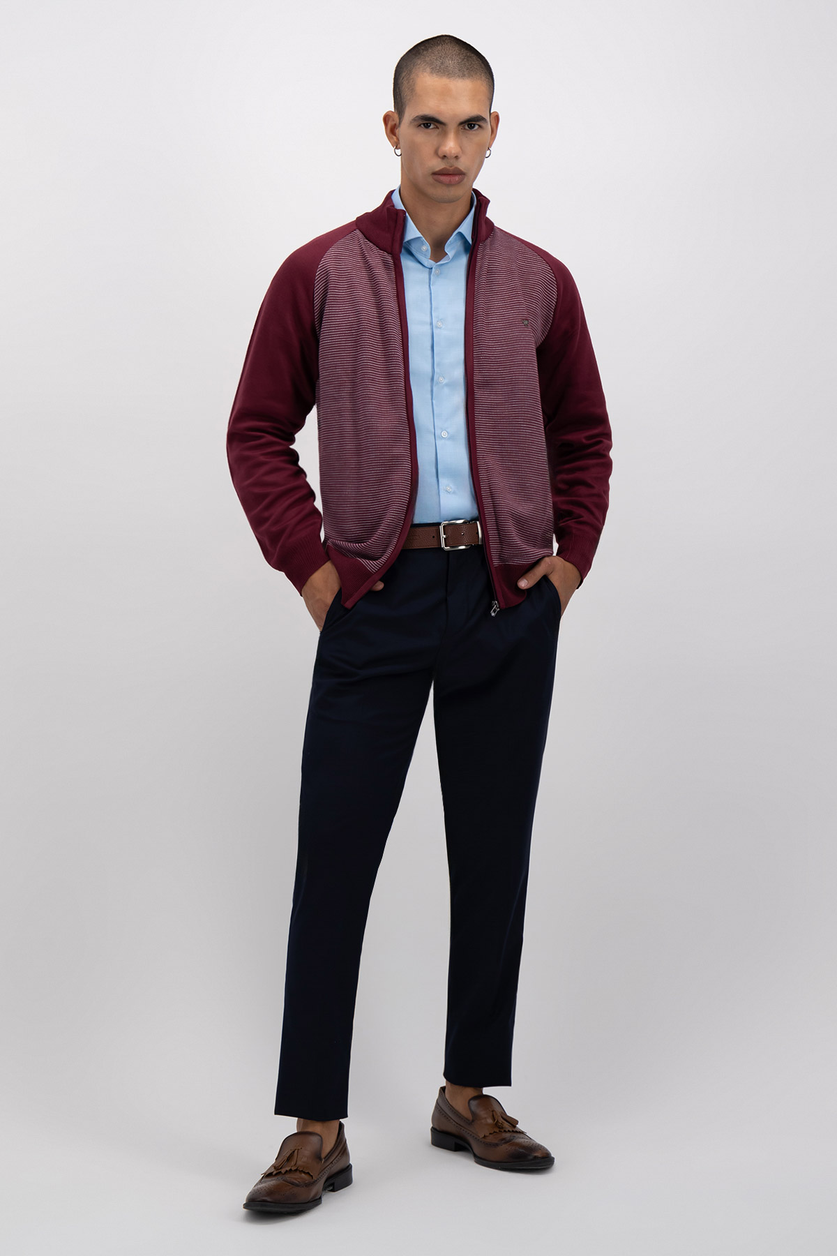 SUÉTER SLIM FIT LMENTAL image number 0