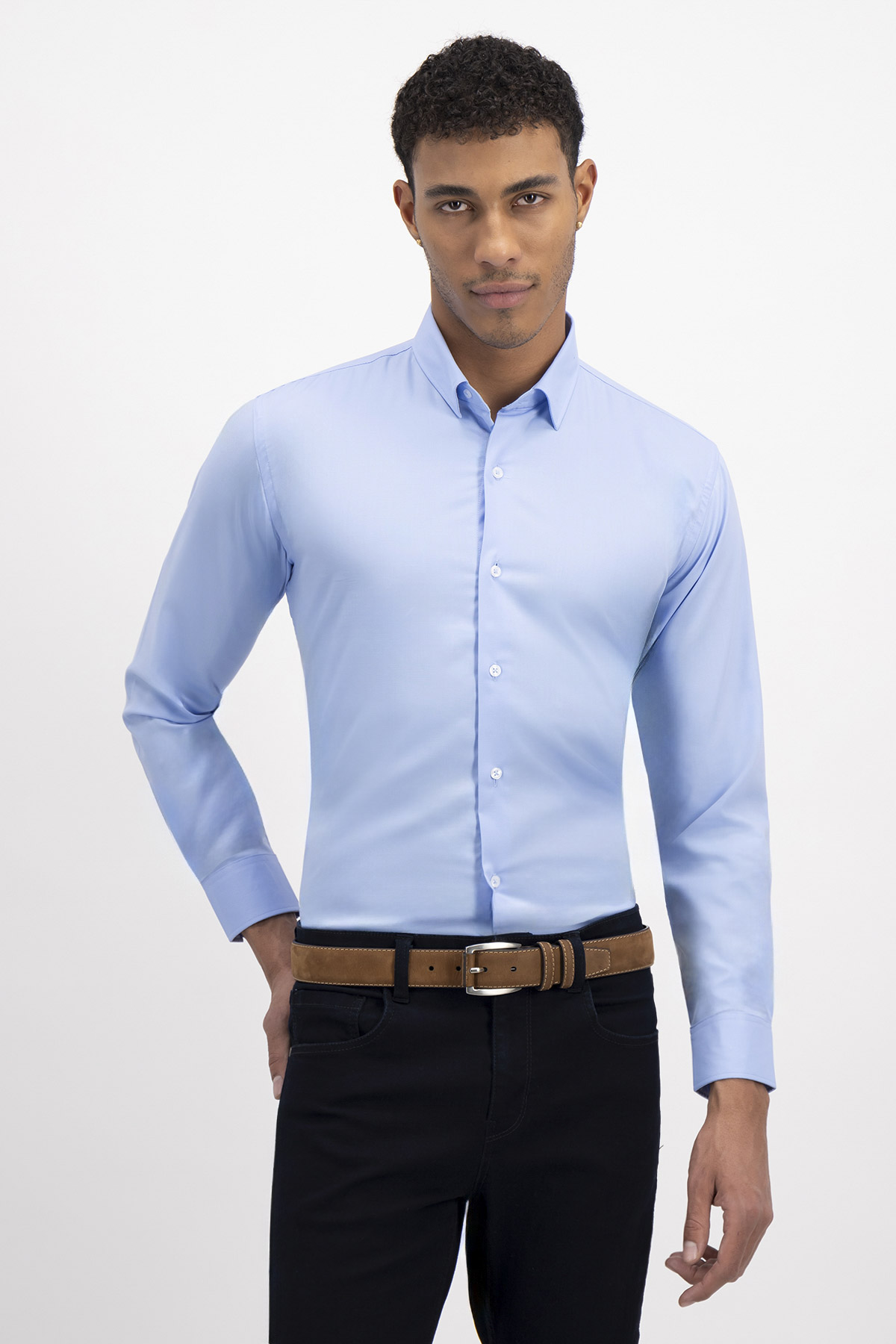 CAMISA FORMAL BAMBOO FIBER SLIM FIT LMENTAL image number 0