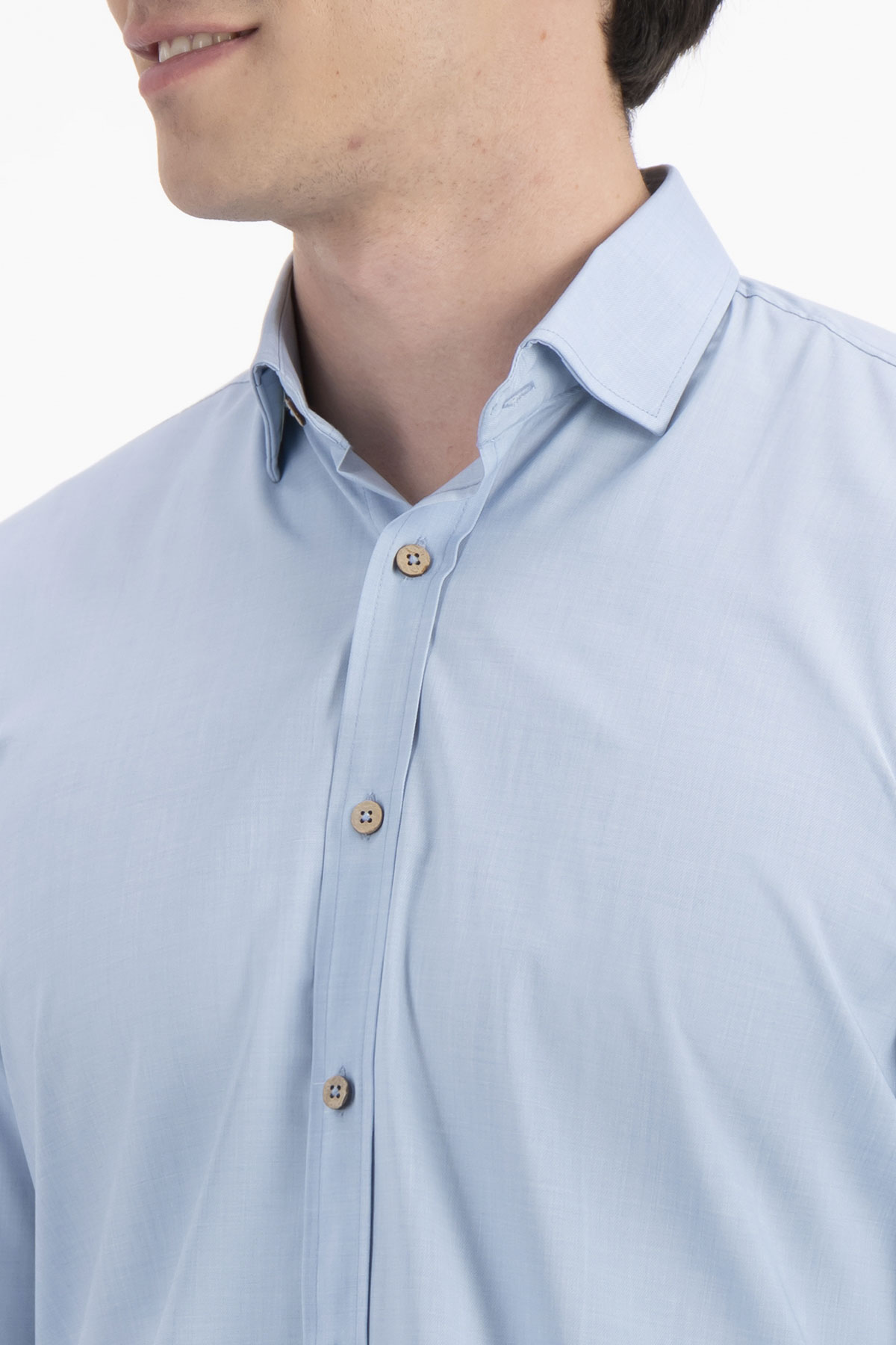 CAMISA CASUAL TLAOLLI SLIM FIT MENS FASHION image number 3