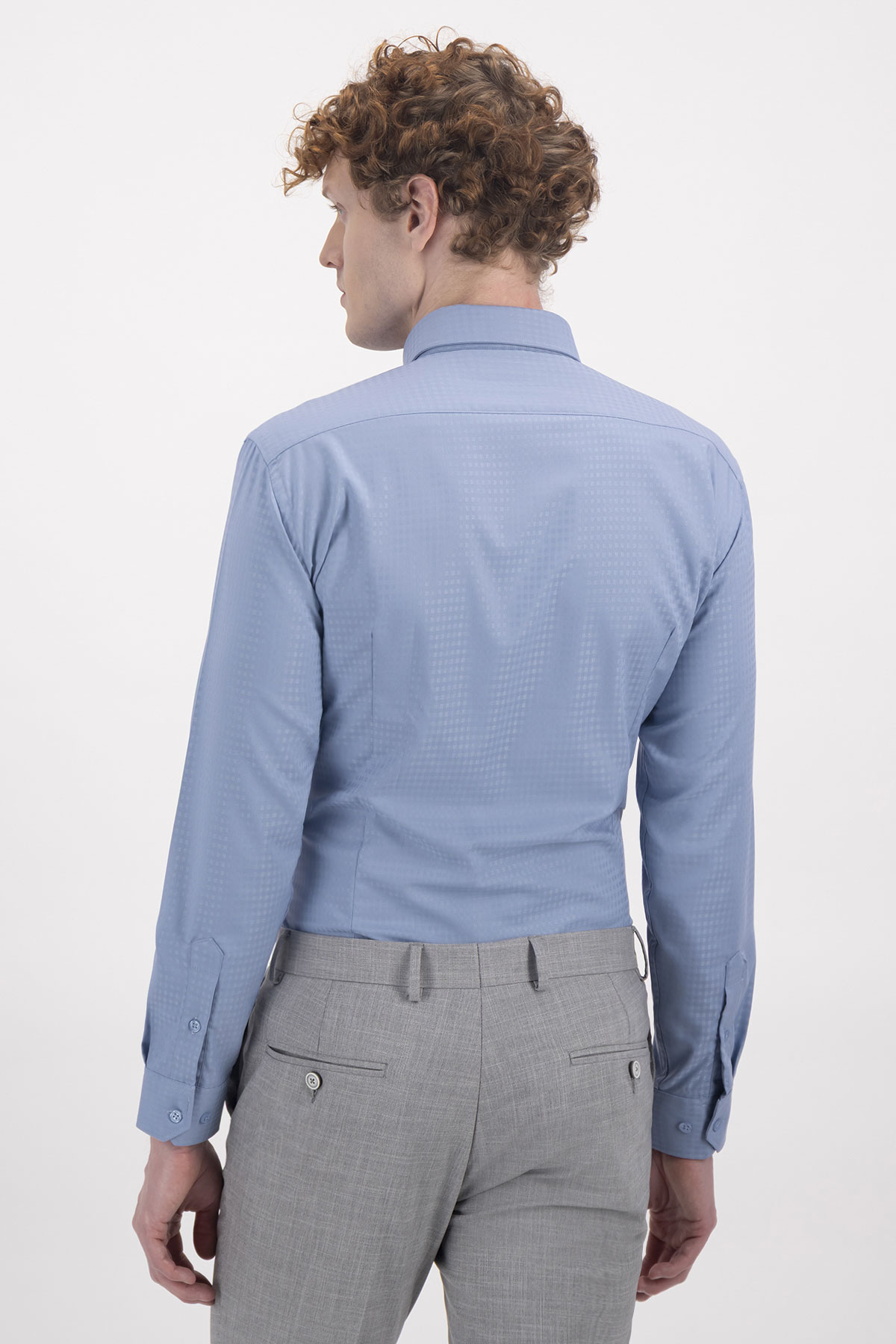Camisa Formal Milk Touch Slim Fit Lmental