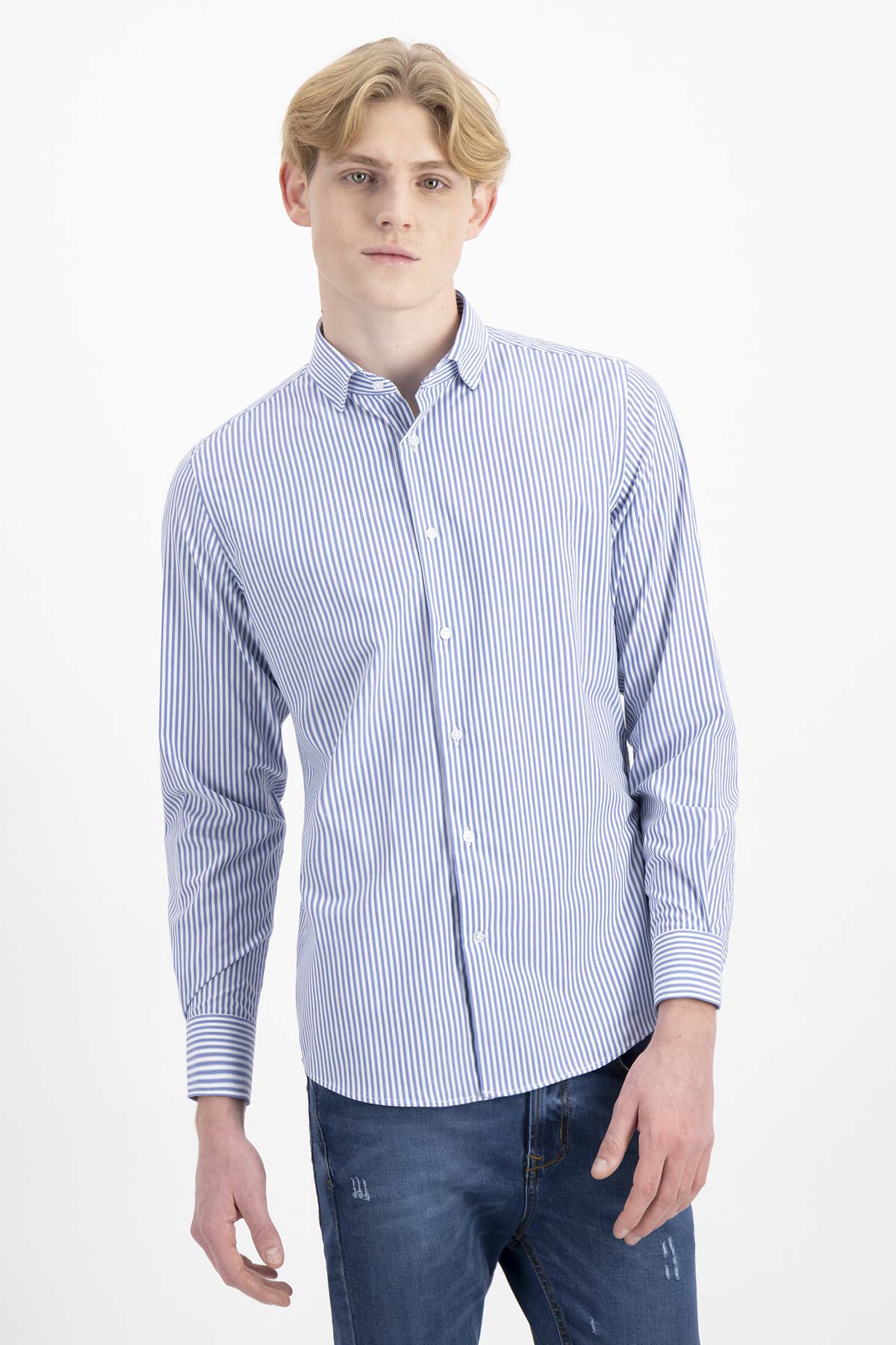 CAMISA FORMAL BAMBOO FIBER SKINNY FIT LMENTAL
