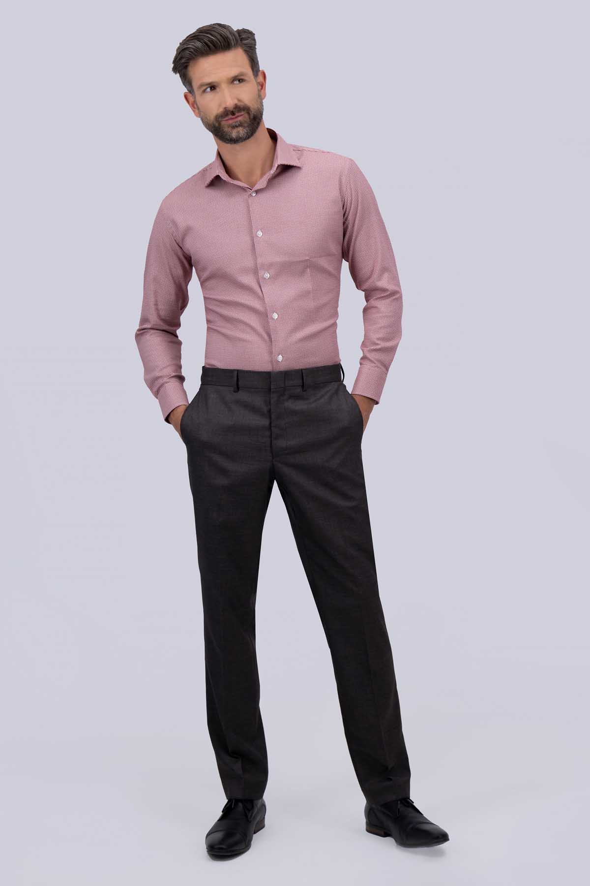 Pantalon de vestir cafe outlet