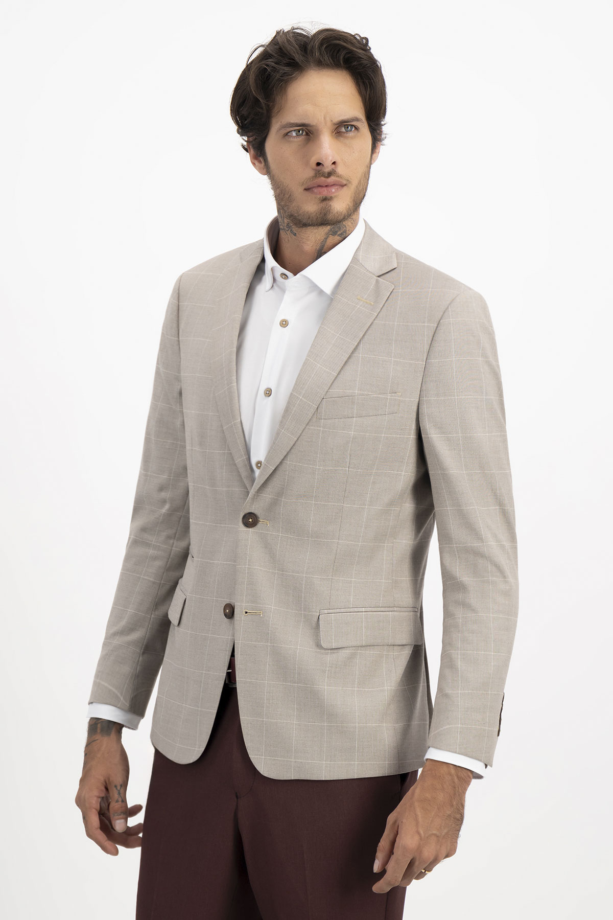 SACO CASUAL SLIM FIT LMENTAL image number 0