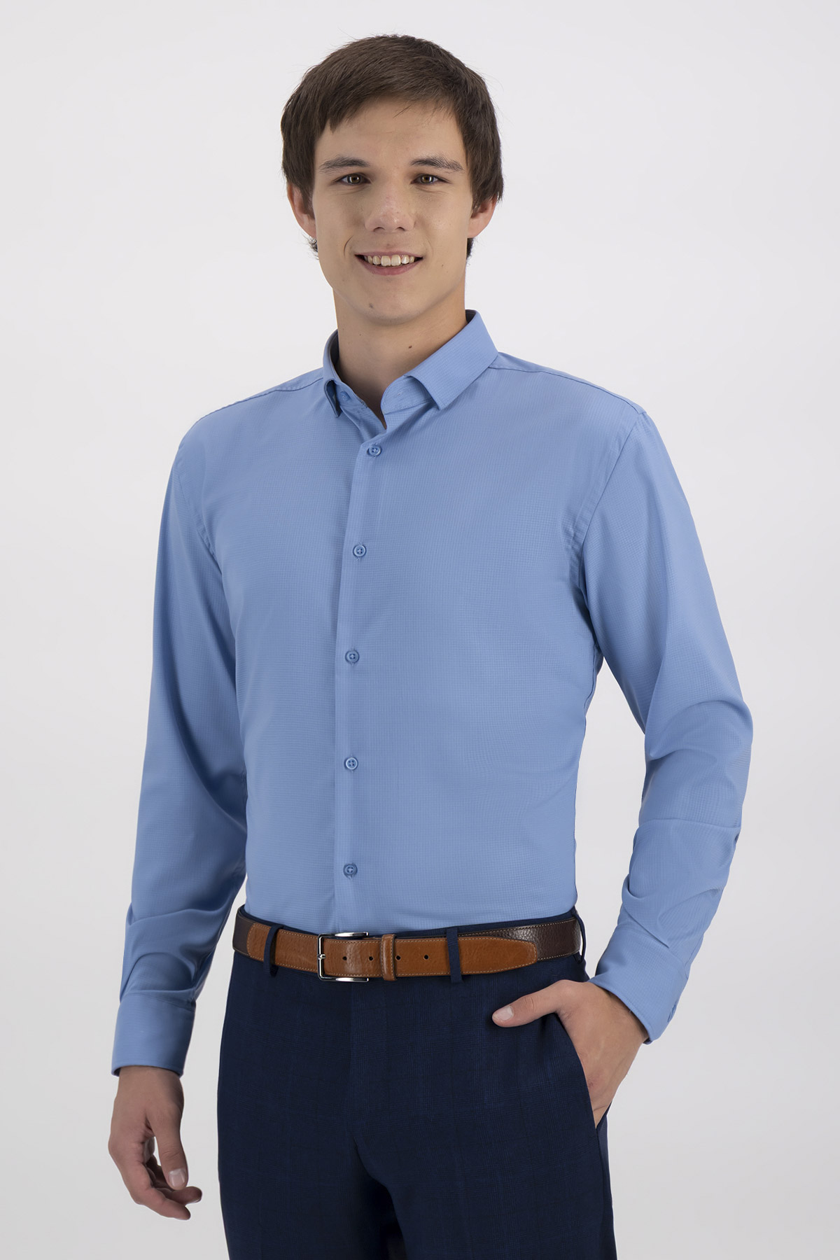 Camisa Formal Milk Touch Skinny Fit image number 2