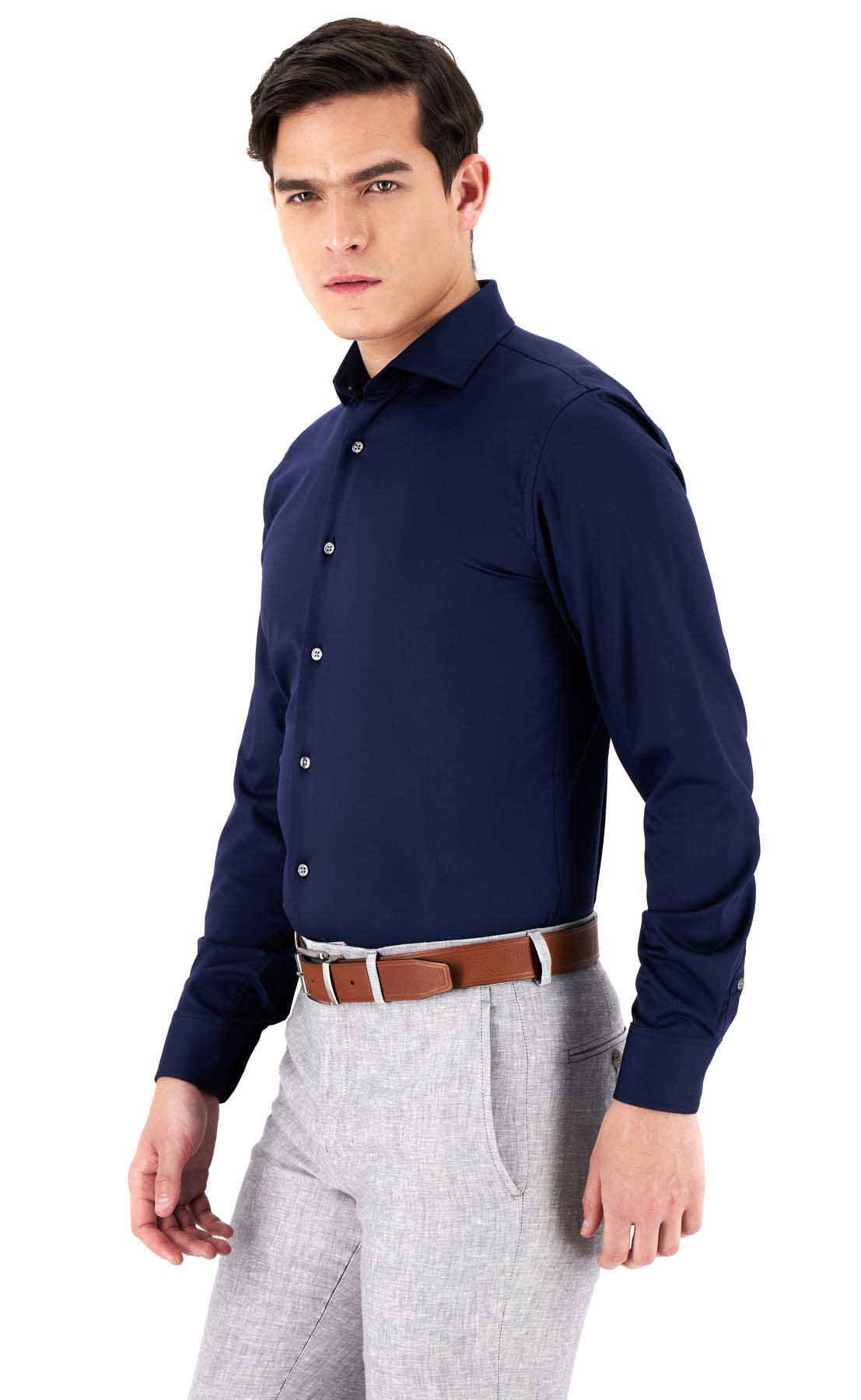 CAMISA SKINNY FIT LMENTAL image number 1