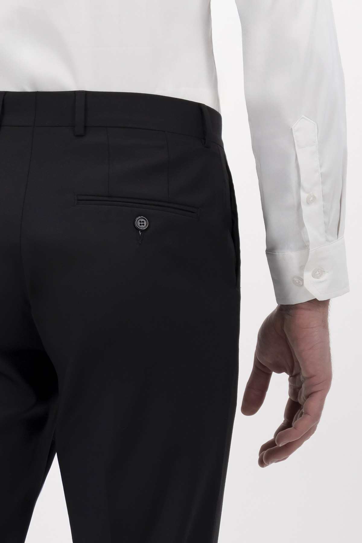 PANTALÓN FORMAL FRESCO DI LANA MODERN FIT LAMBERTI image number 3