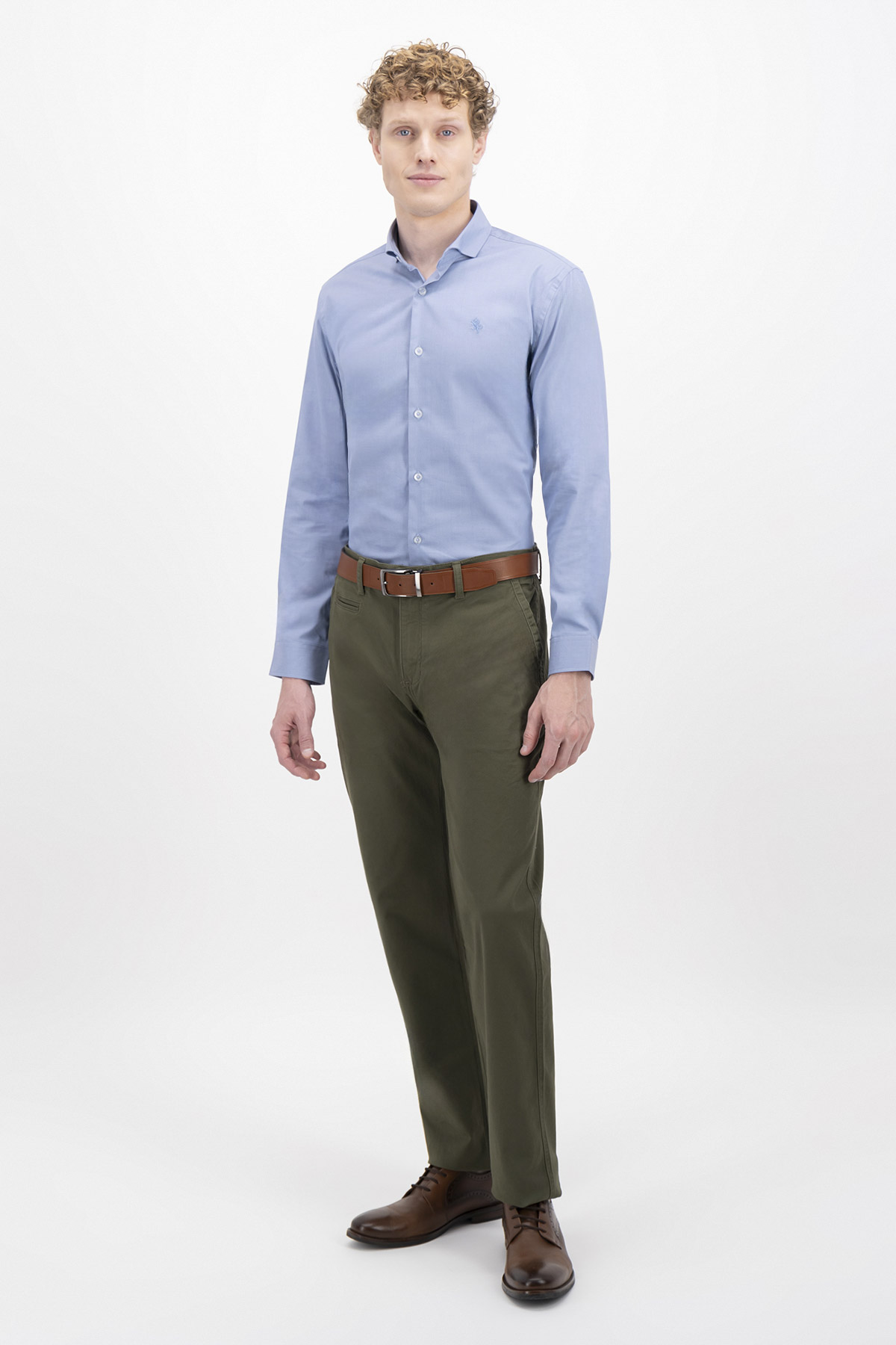 CAMISA CASUAL TENCEL EASY DRY SLIM FIT LAMBERTI image number 3