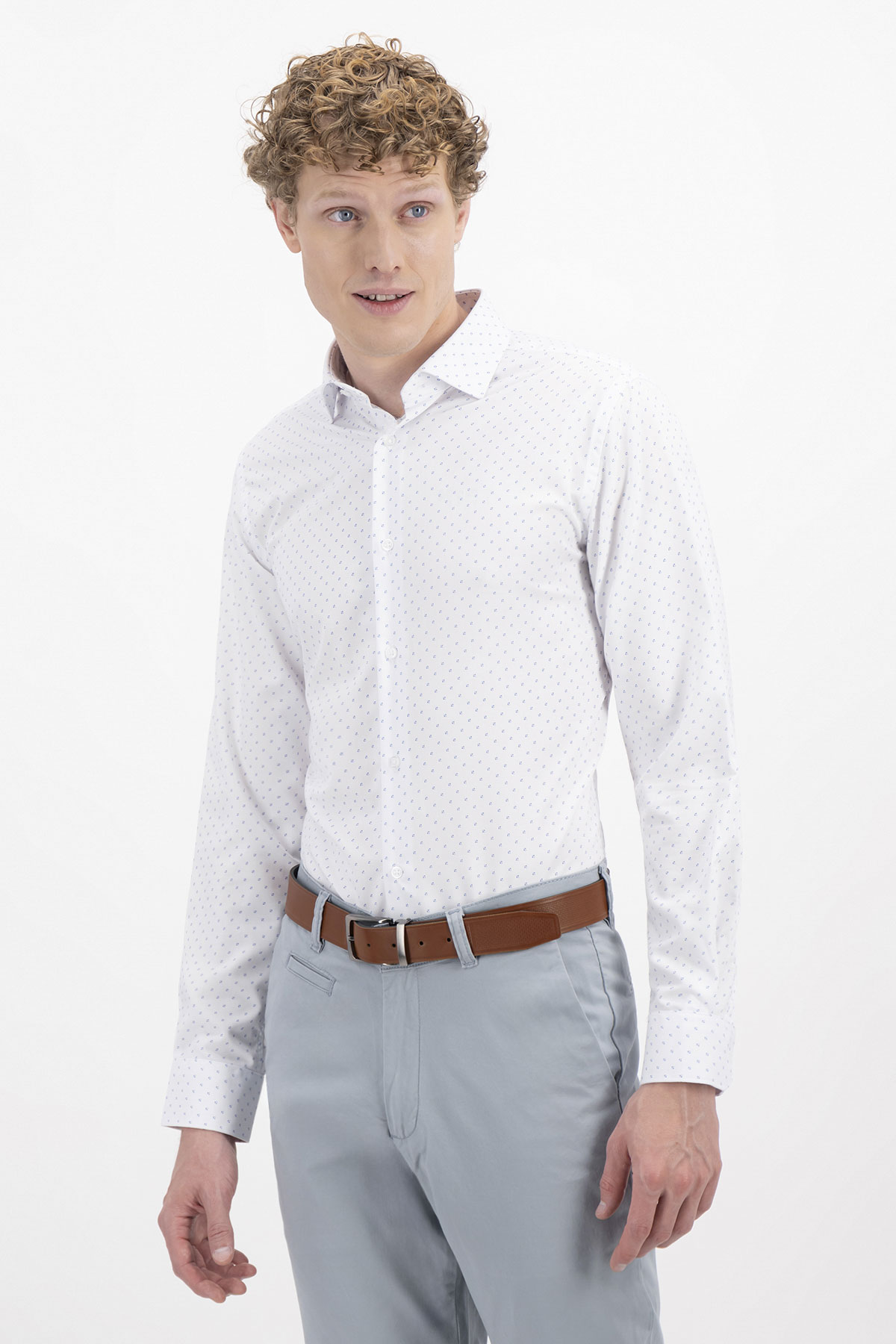 CAMISA FORMAL BAMBOO FIBER SKINNY FIT LMENTAL