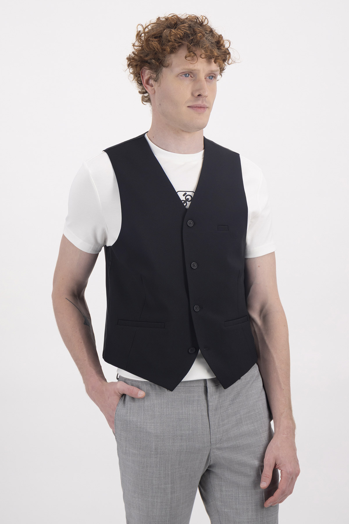 CHALECO FORMAL CONTEMPORARY FIT SONNETI