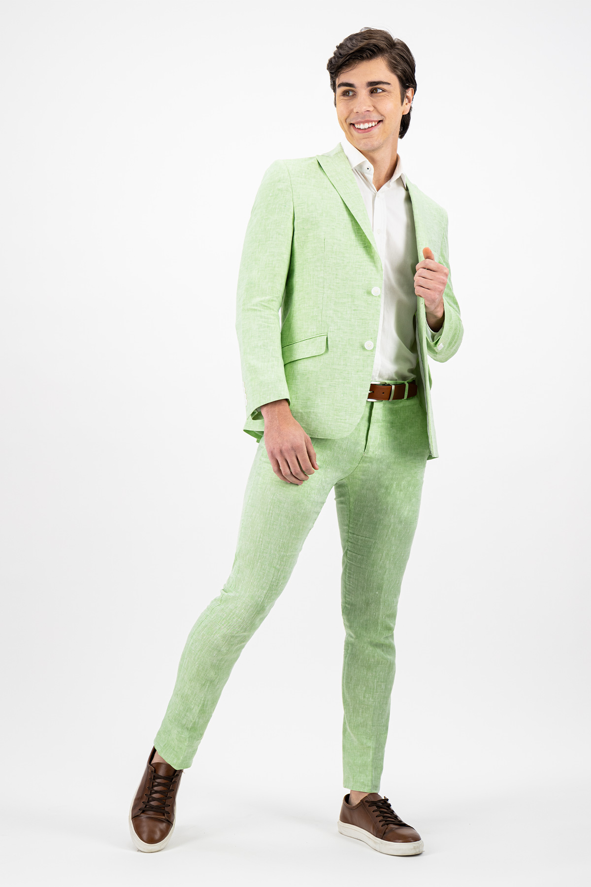 SACO SEPARATE VERDE VINTAGE SLIM FIT LMENTAL