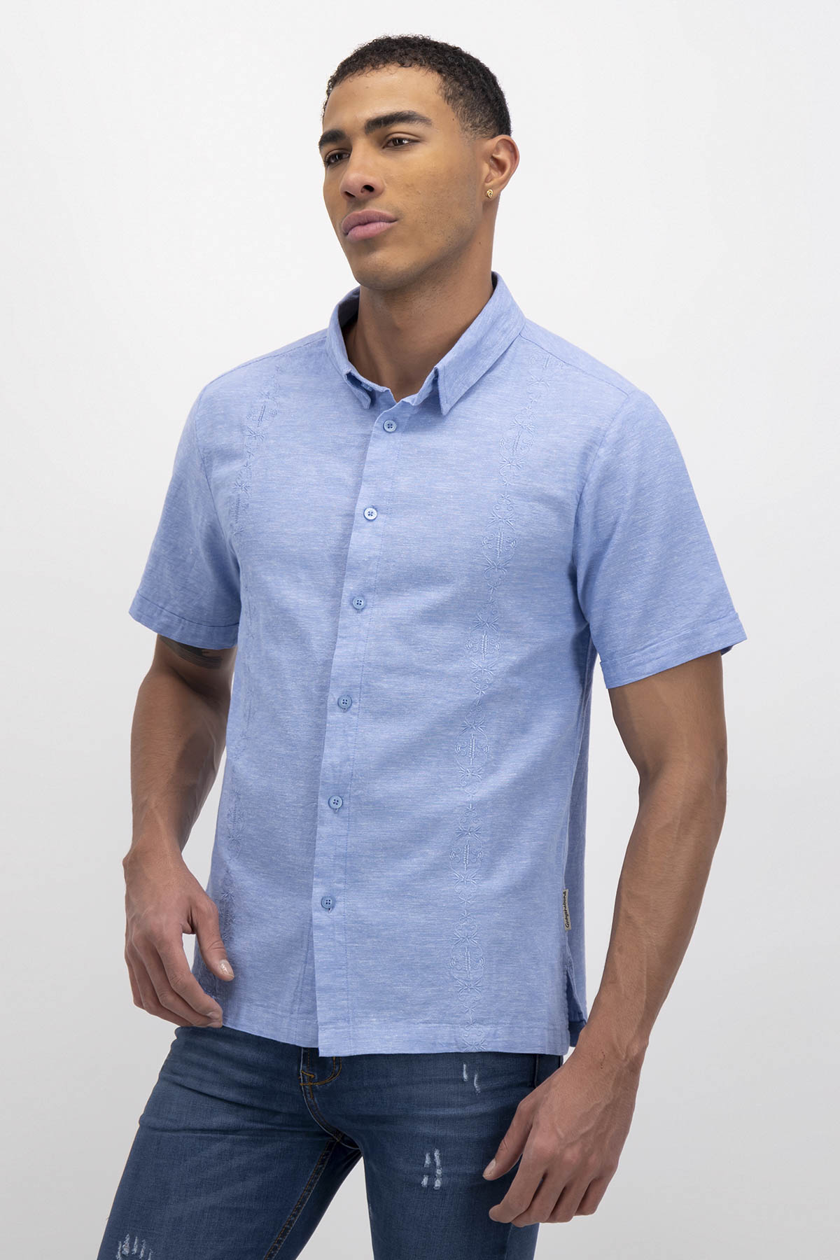 GUAYABERA CASUAL CONTEMPORARY FIT GUAYAHABANA image number 0