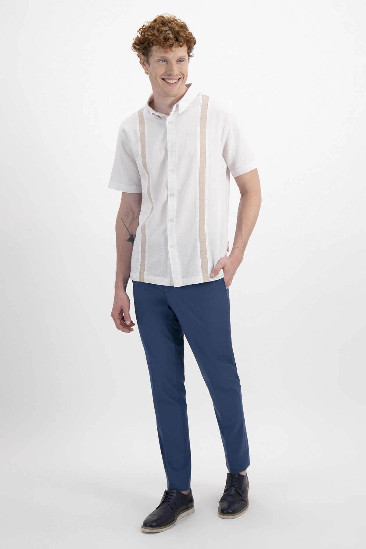 GUAYABERA CASUAL CONTEMPORARY FIT GUAYAHABANA image number 3