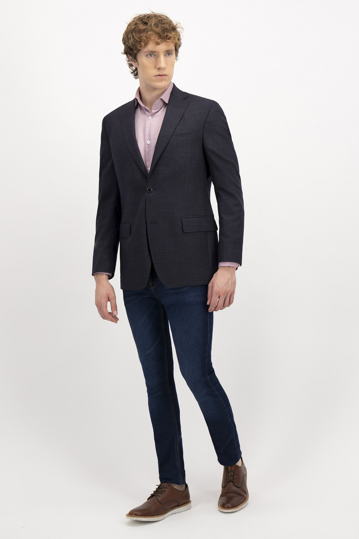 SACO CASUAL FRESCO DI LANA SLIM FIT LAMBERTI image number 2