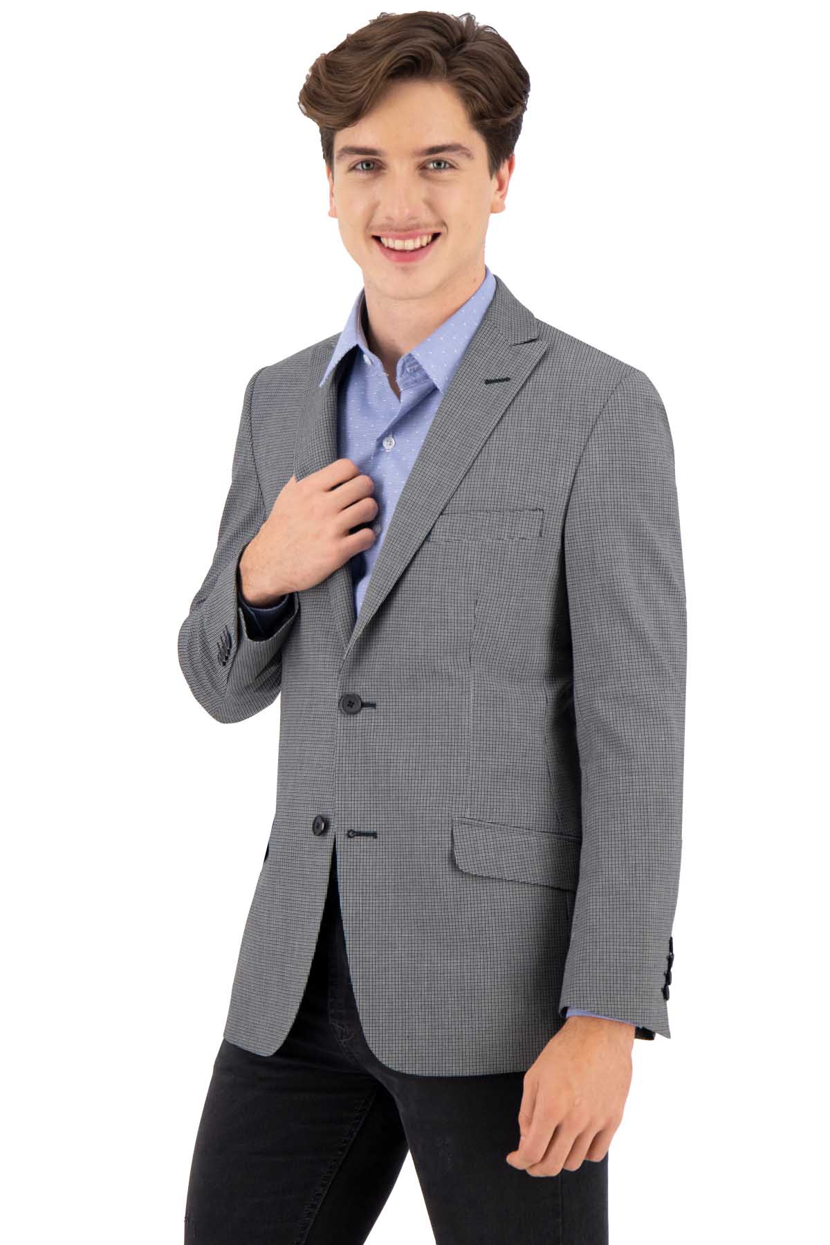 SACO SPORT NEGRO SLIM FIT LMENTAL image number 0