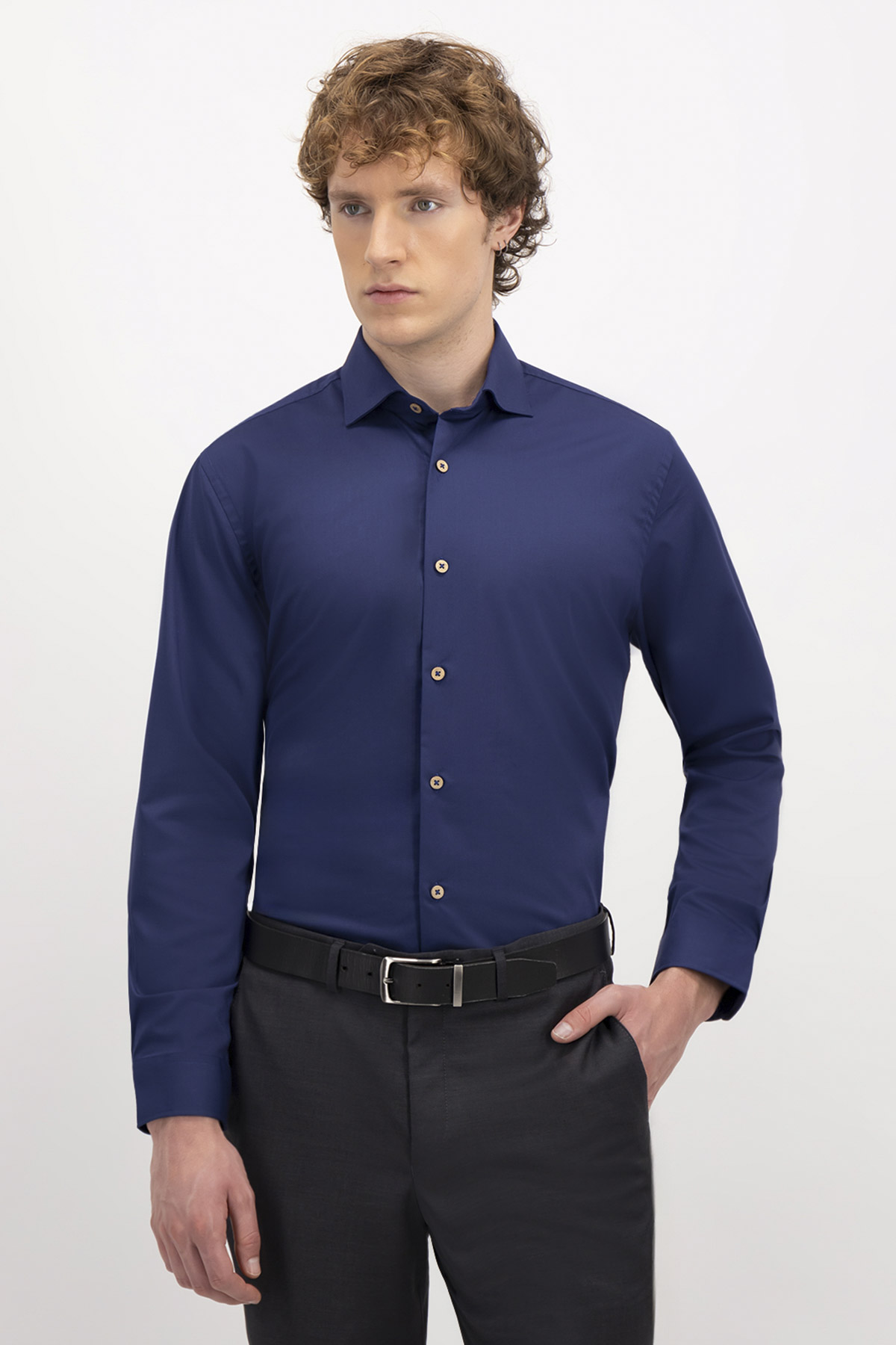 CAMISA FORMAL TLAOLLI SLIM FIT MENS FASHION