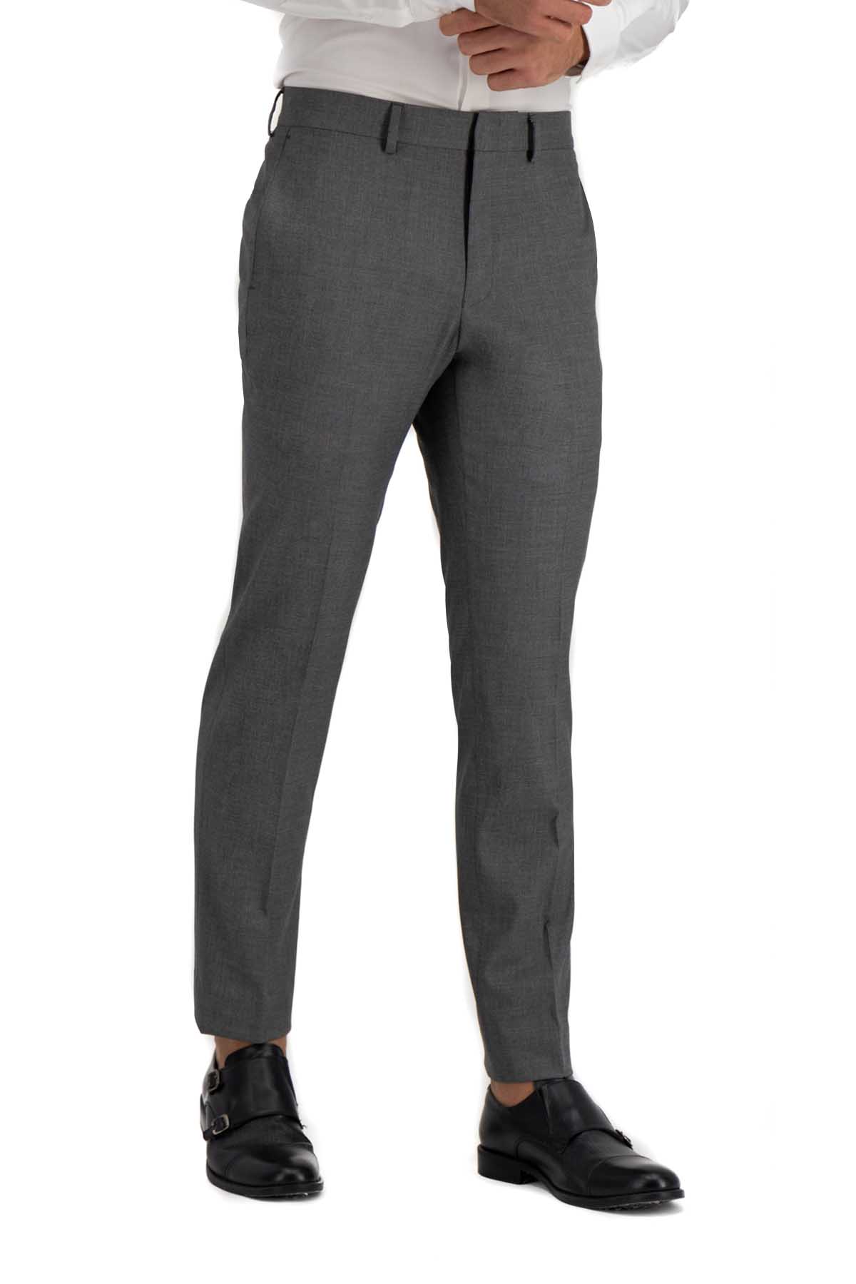 PANTALÓN VESTIR GRIS OXFORD MODERN FIT SONNETI UO image number 0