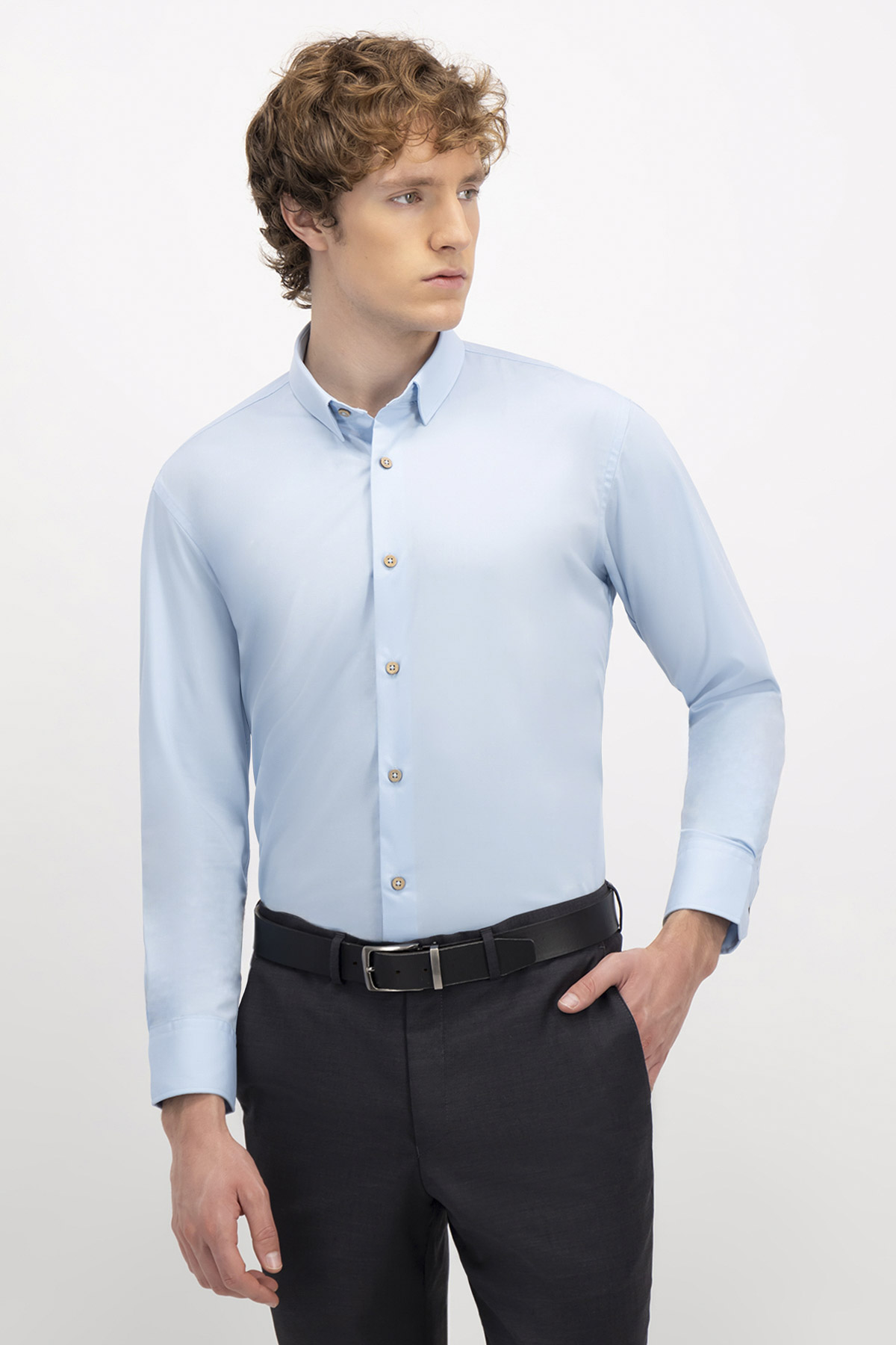 CAMISA FORMAL TLAOLLI CONTEMPORARY FIT MENS FASHION