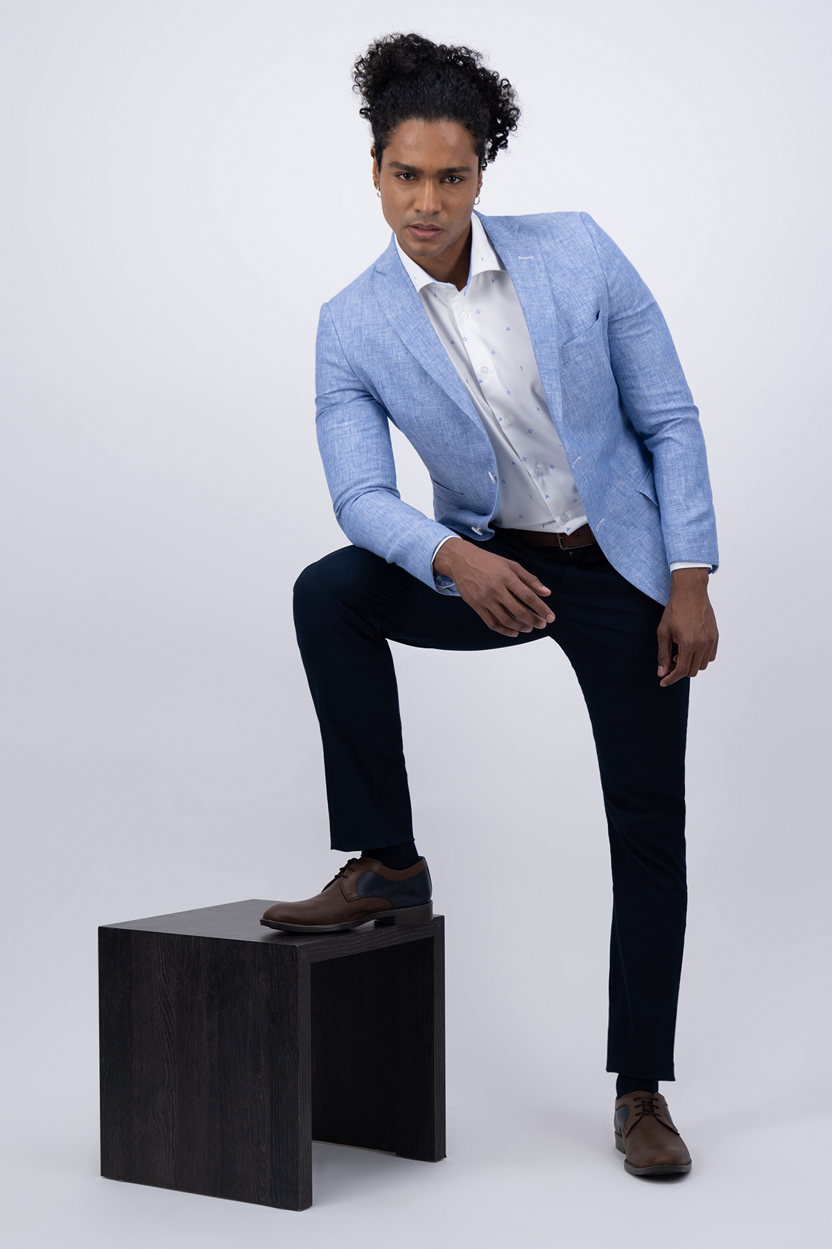 SACO SEPARATE AZUL CLARO SLIM FIT LMENTAL image number 0