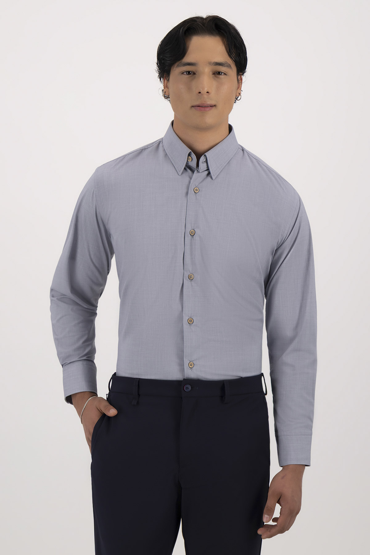 Camisa Vestir Tlaolli Contemporary Fit
