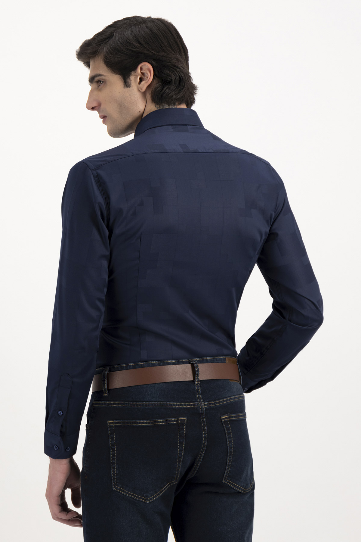 CAMISA FORMAL MILK TOUCH SLIM FIT LMENTAL image number 1