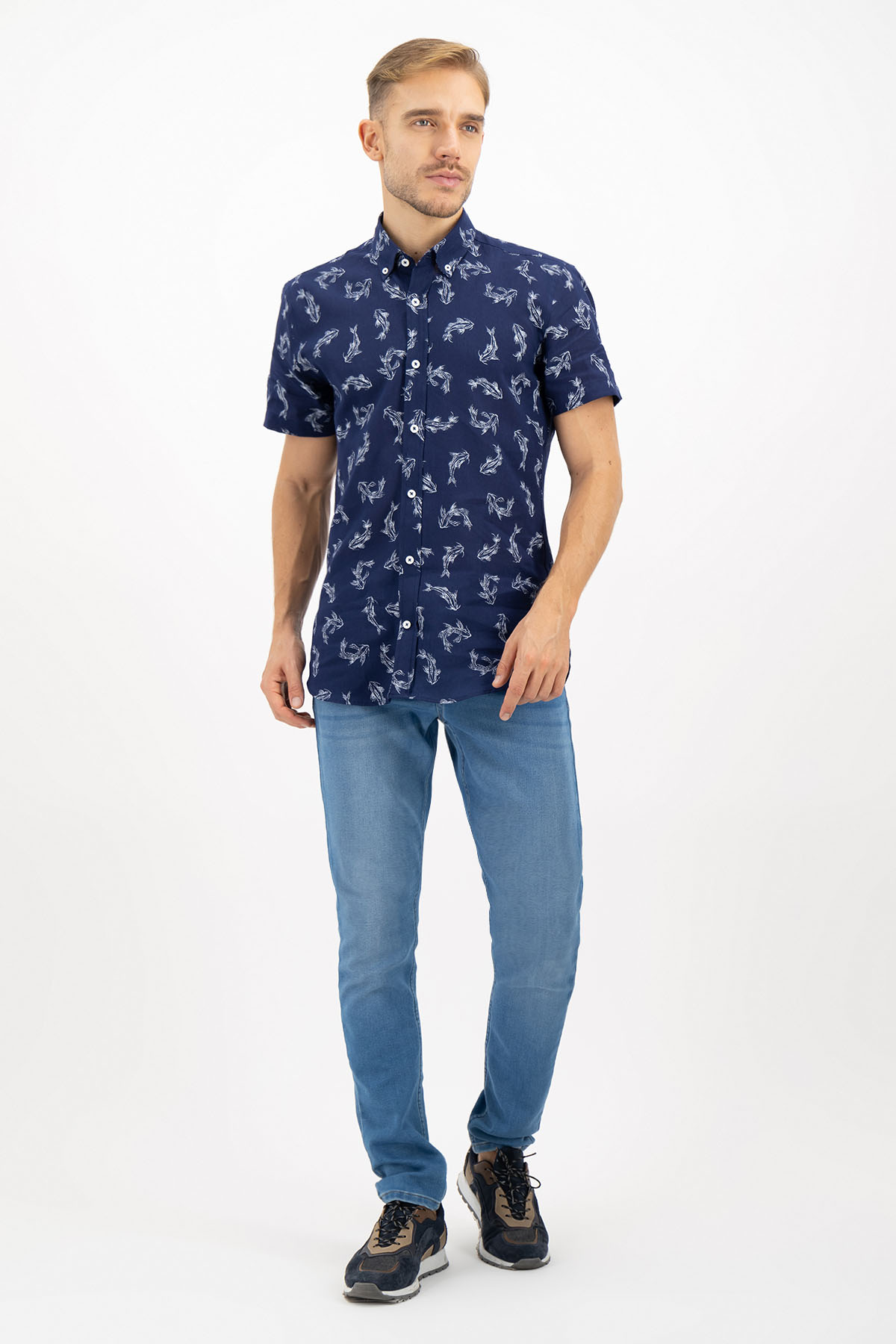 CAMISA CASUAL SLIM FIT LMENTAL image number 0