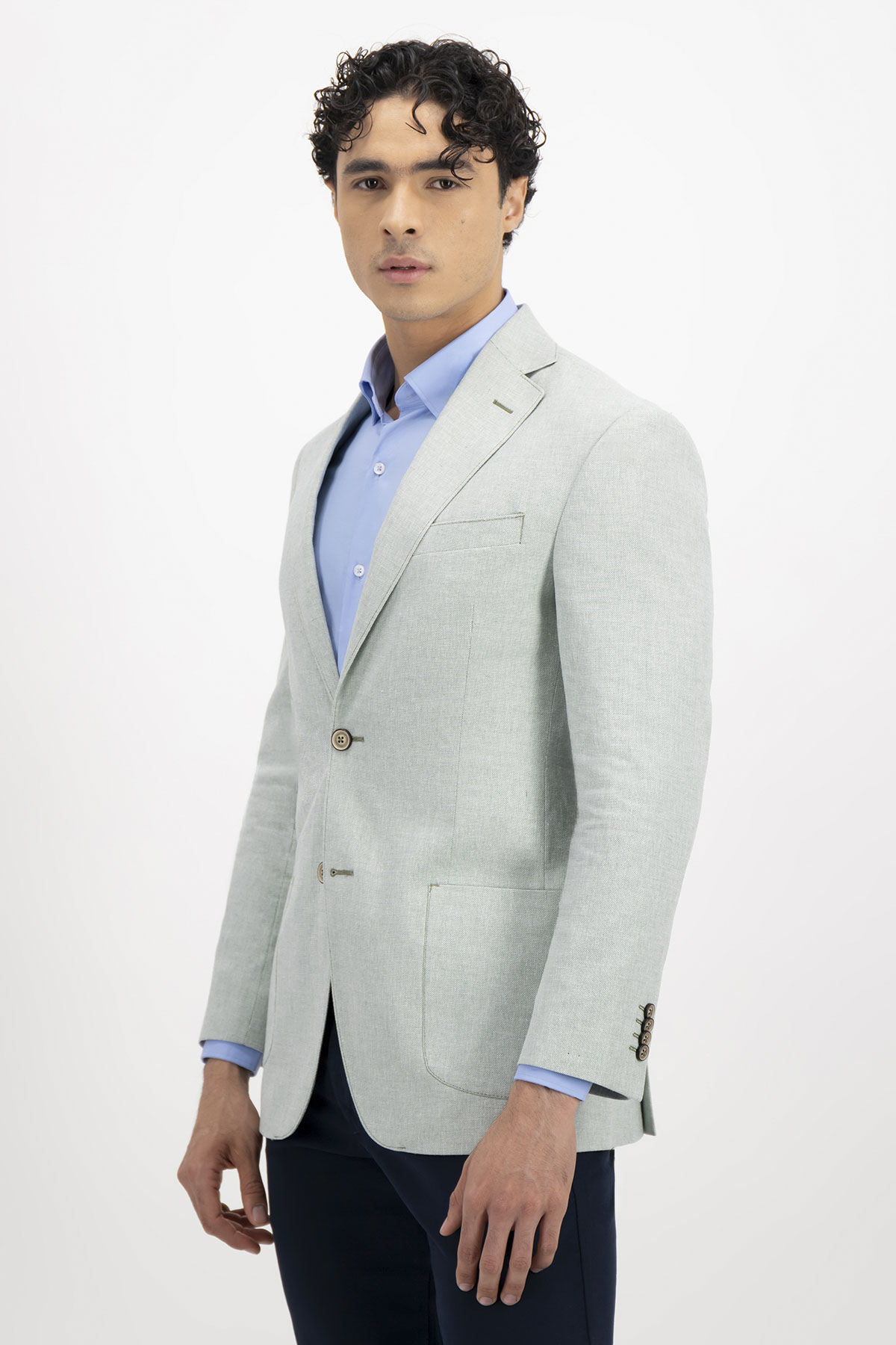 SACO CASUAL SLIM FIT LMENTAL image number 0