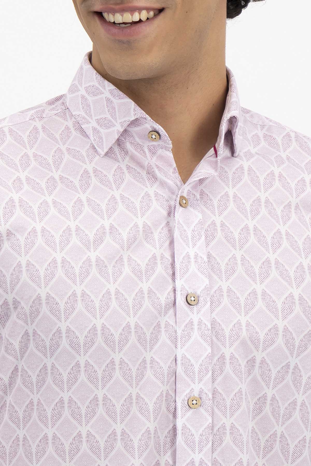 CAMISA CASUAL TLAOLLI SLIM FIT MENS FASHION image number 2