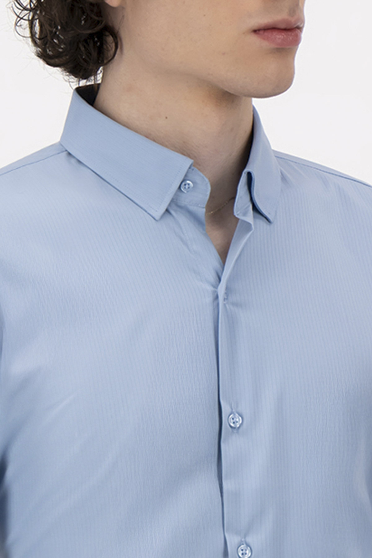 Camisa Vestir Milk Touch Slim Fit Lmental image number 2