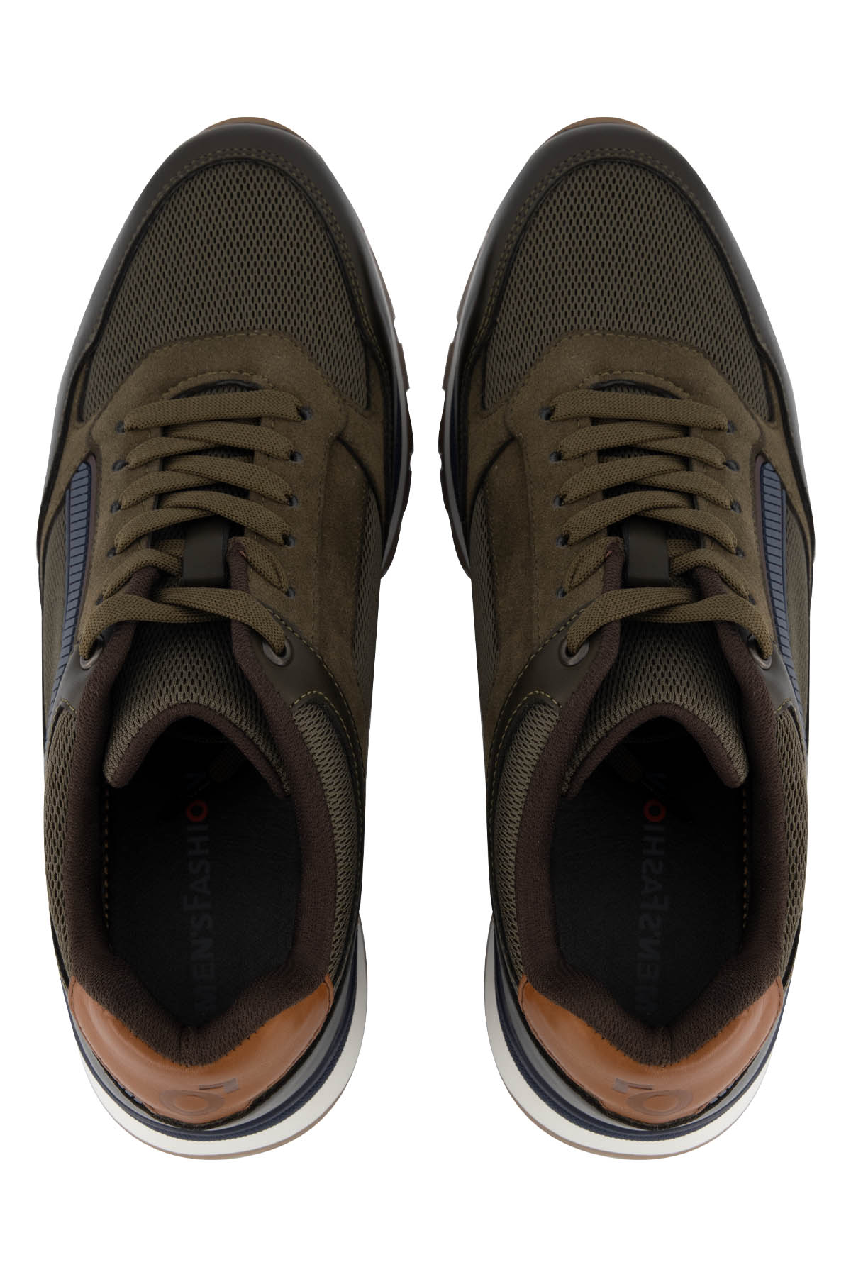 TENIS COLOR VERDE OBSCURO MENS FASHION image number 2
