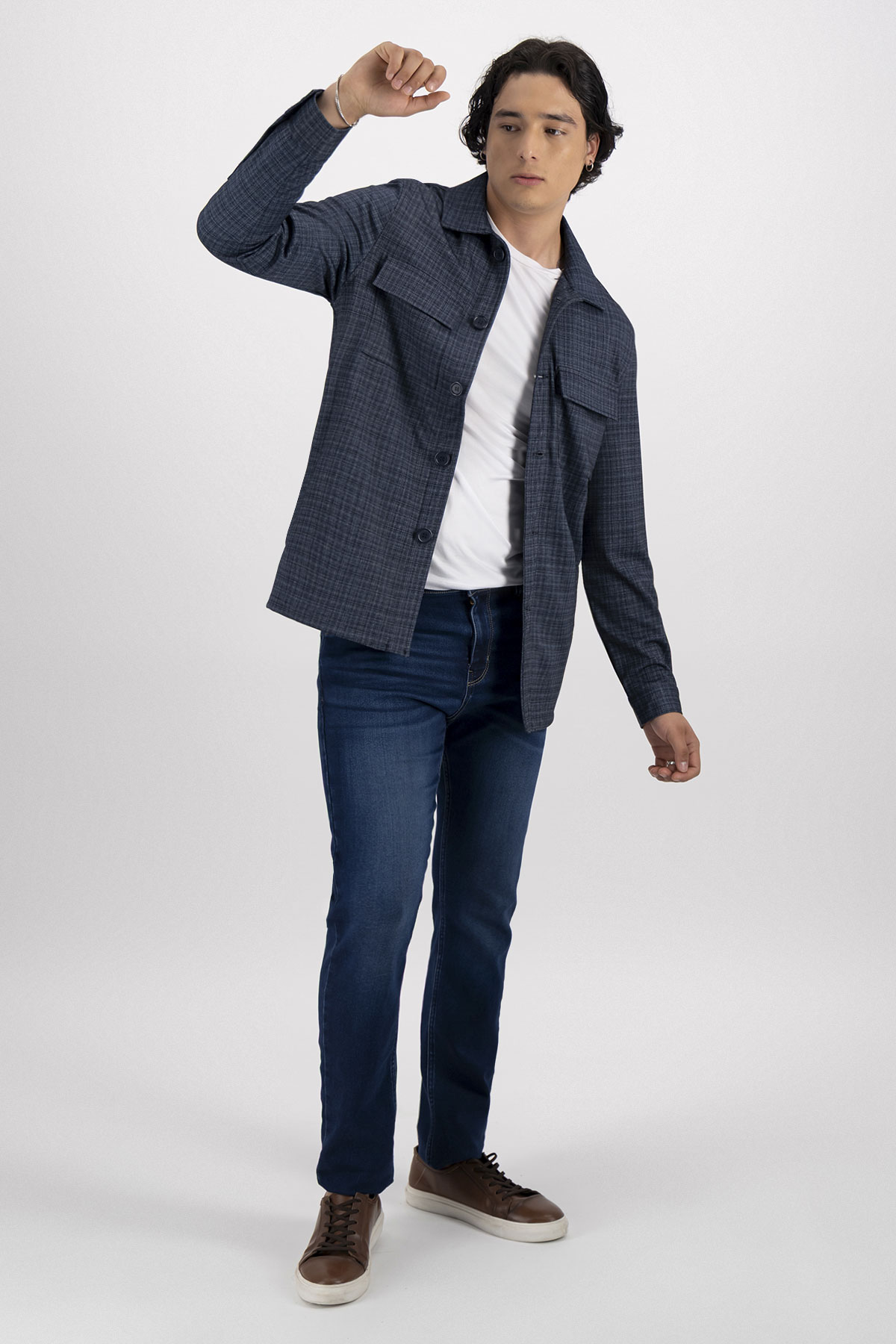 Camisola Casual Jersey Slim Fit