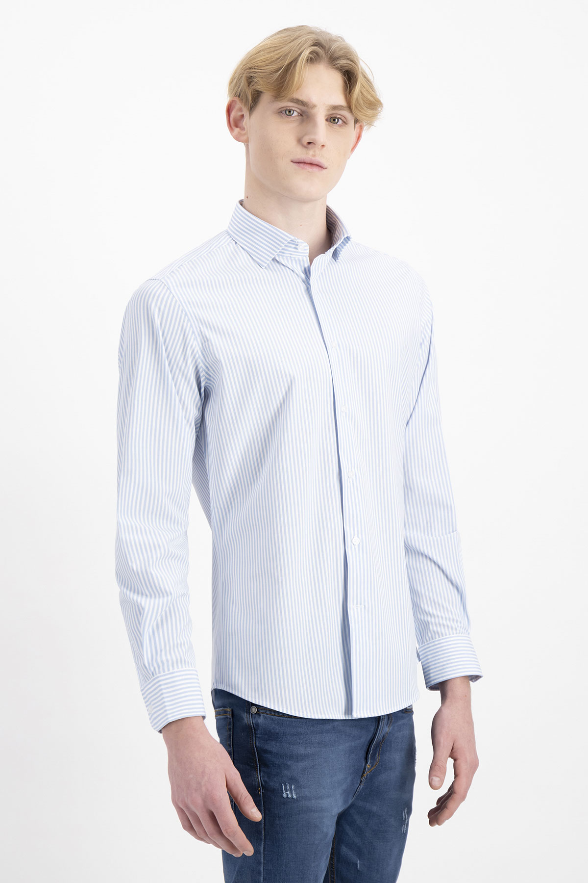 CAMISA FORMAL BAMBOO FIBER SKINNY FIT LMENTAL